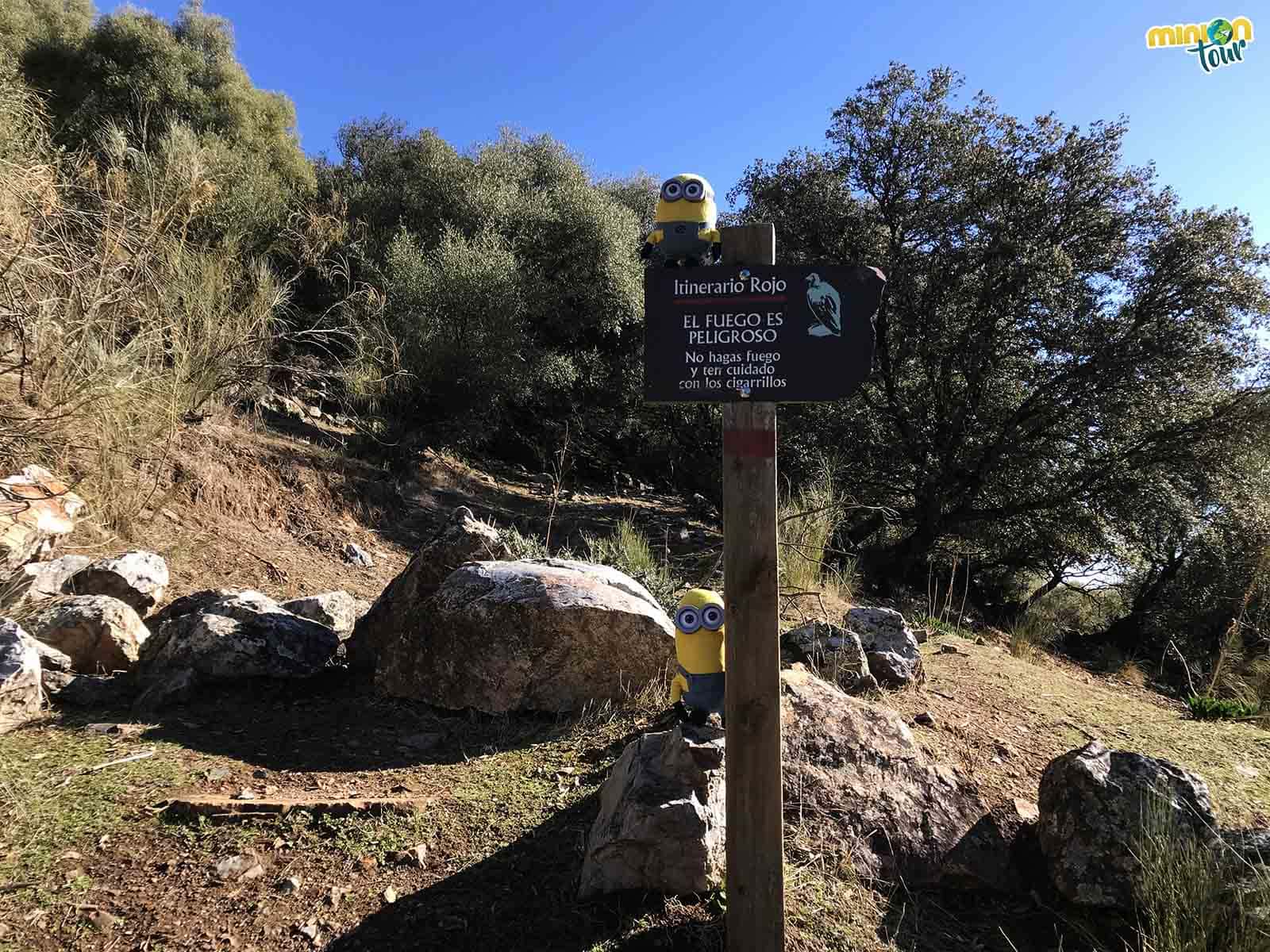 Los Minions subiendo al Castillo de Monfragüe