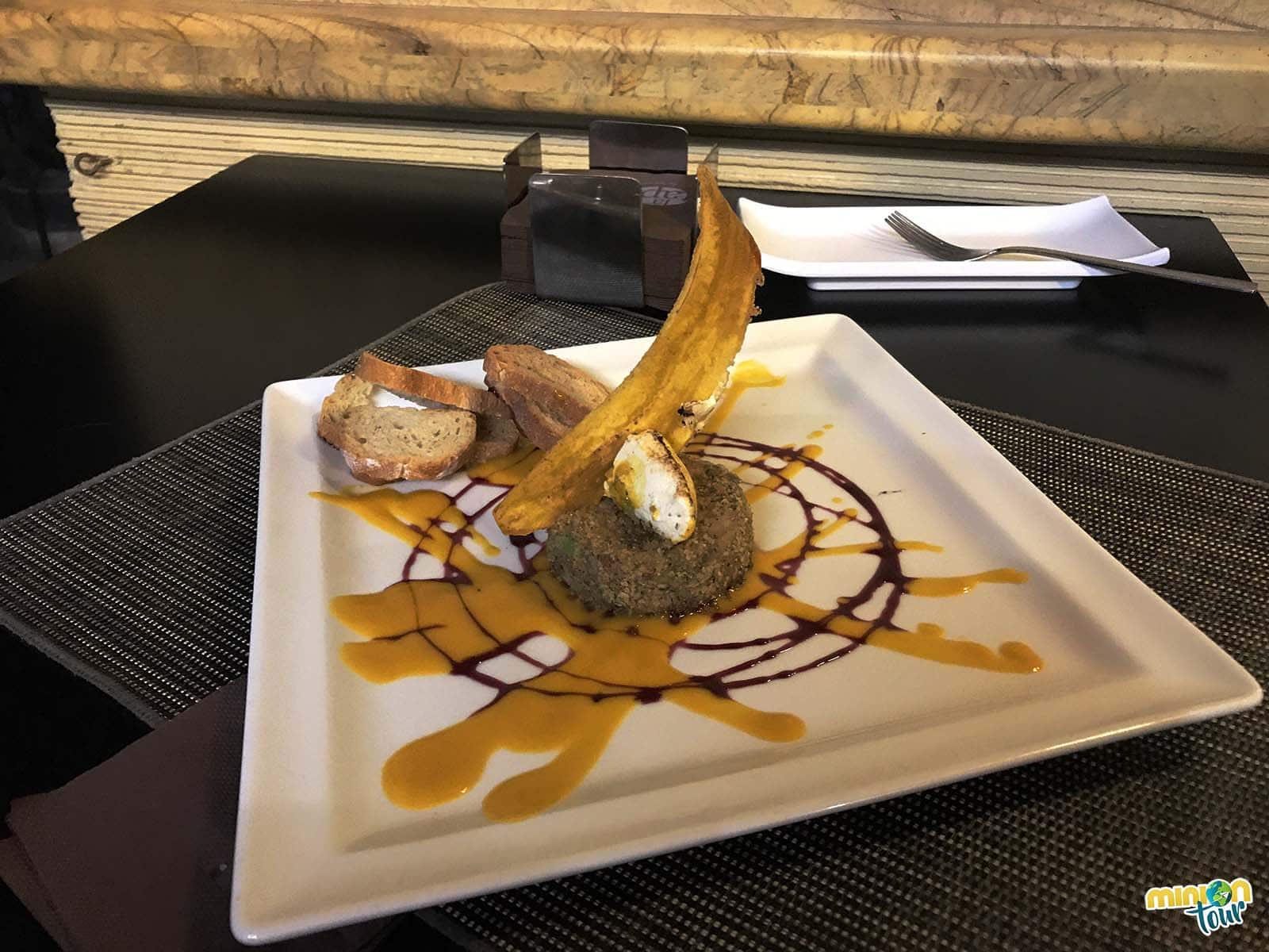 Un foie con banana