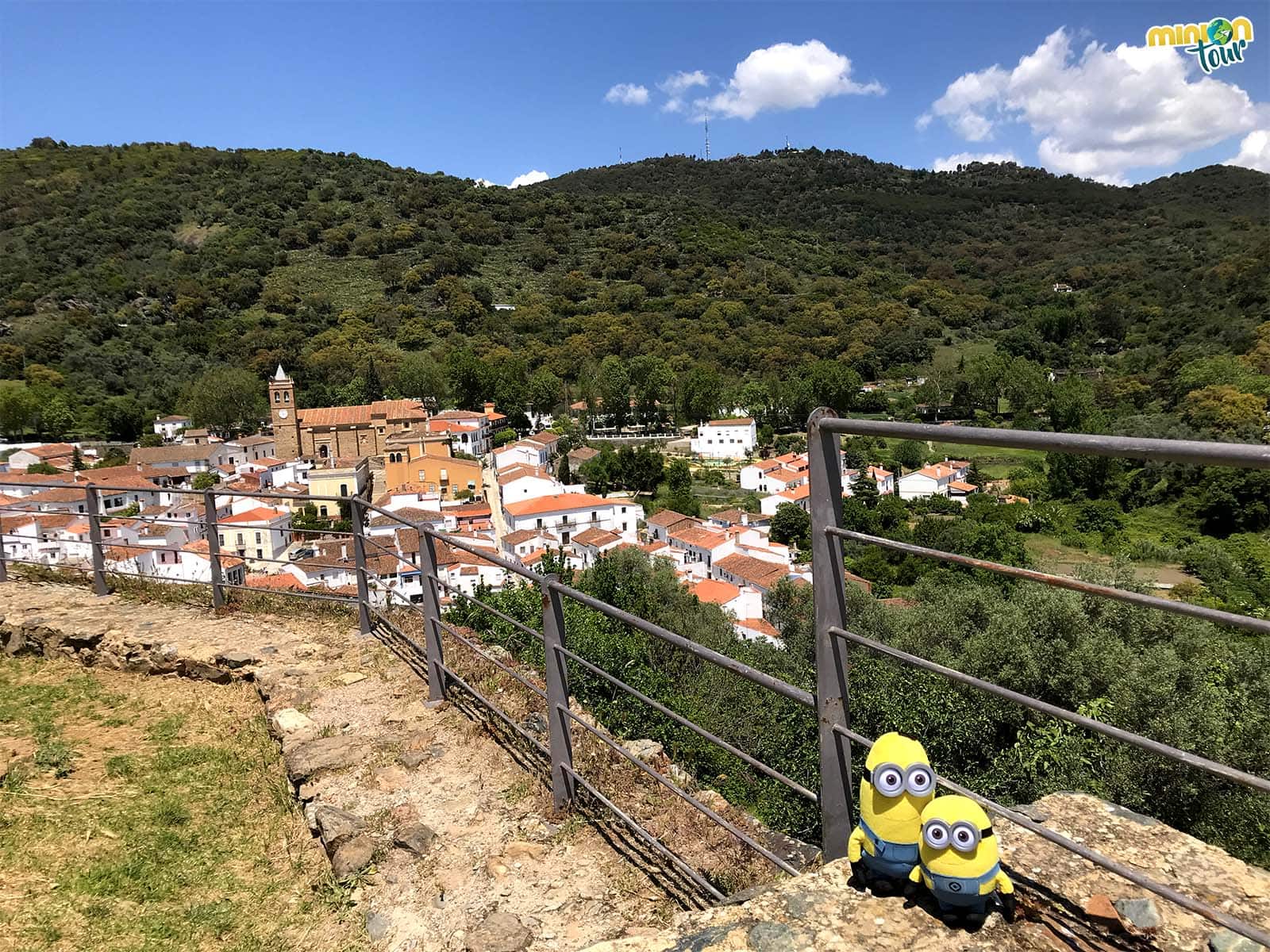 Vistas desde Almonaster la Real desde la mezquita