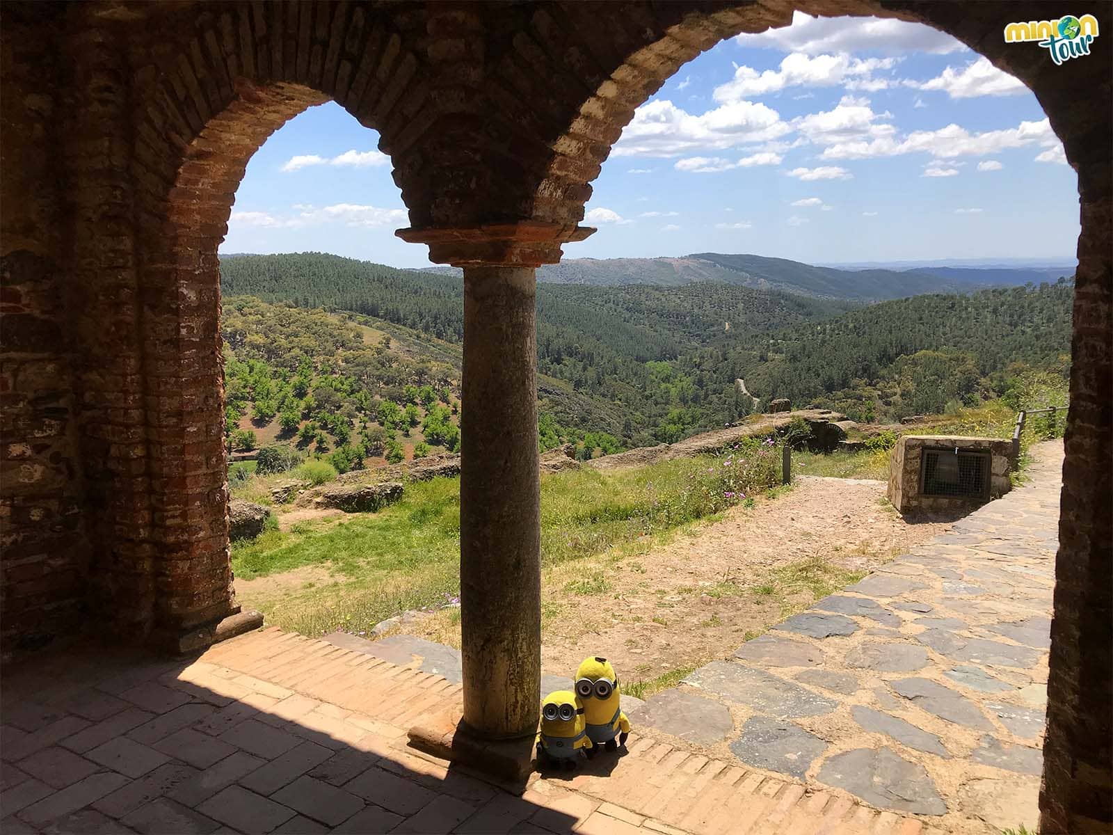 Vistas desde la mezquita de Almonaster la Real