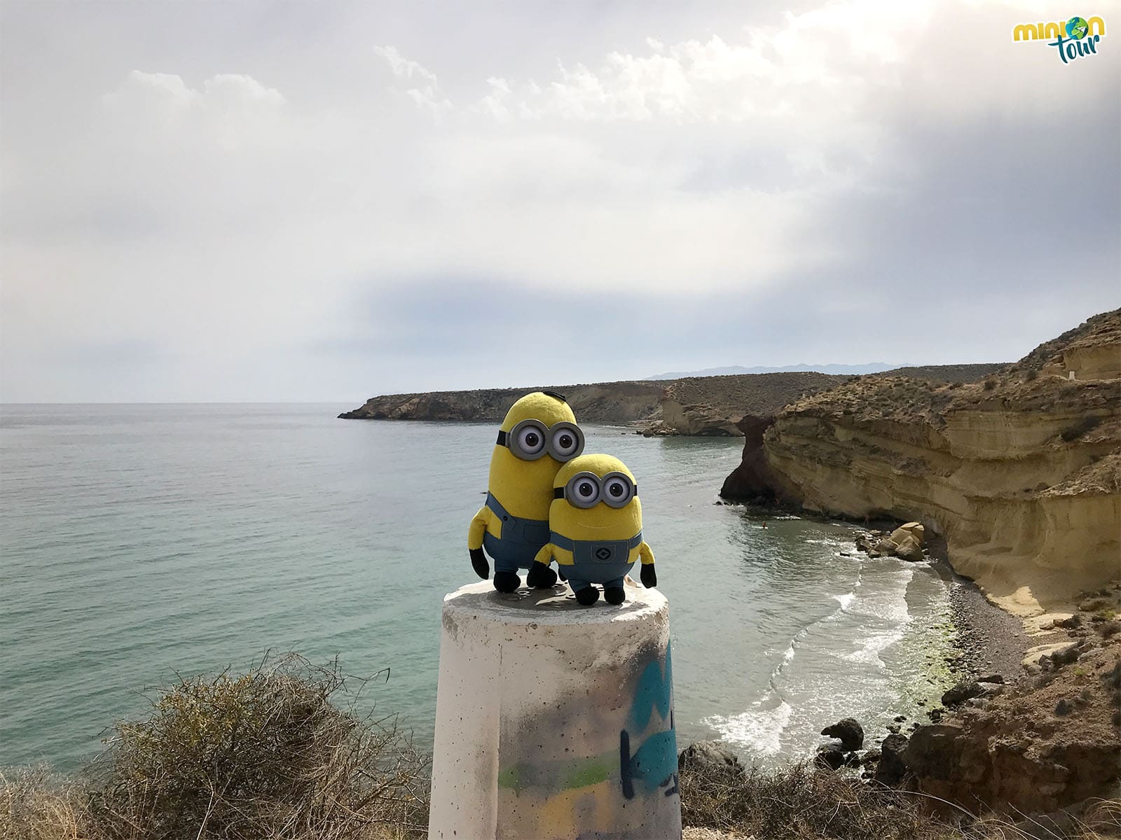 Seguimos buscando calas en Bolnuevo después de visitar sus erosiones