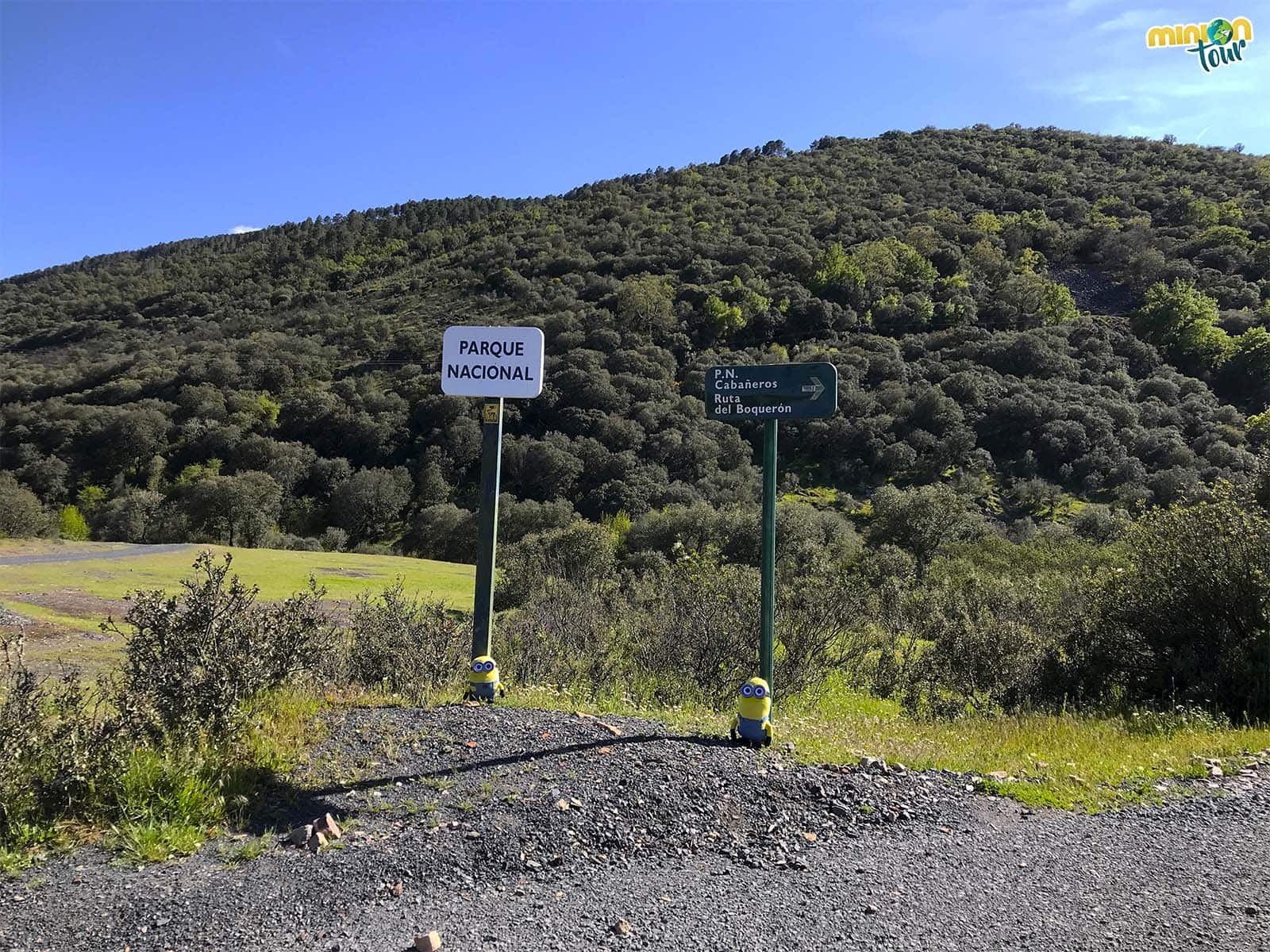 Entrando en el Parque Nacional de Cabañeros