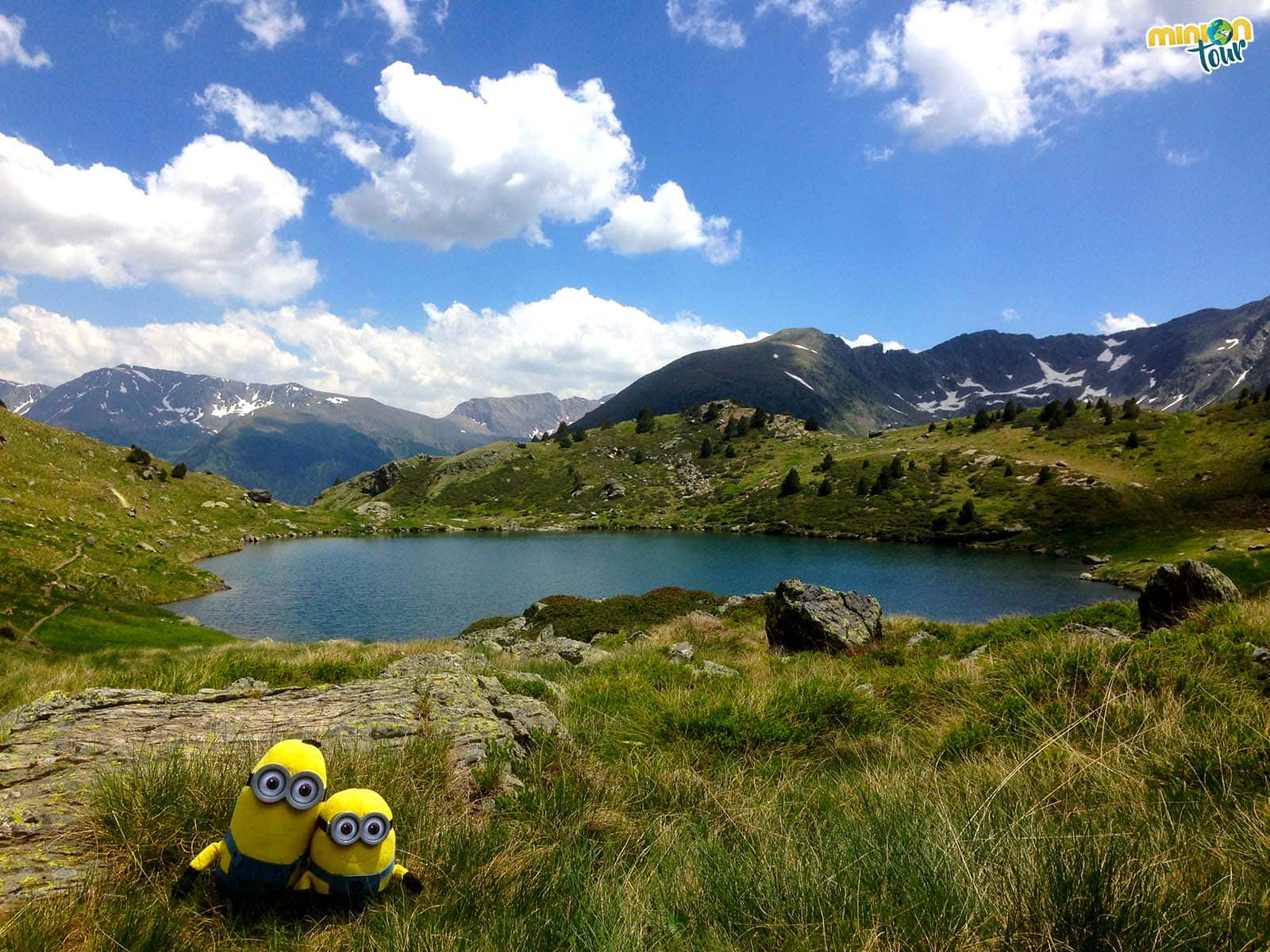 Estany en la ruta que hicimos en el circo de Tristaina