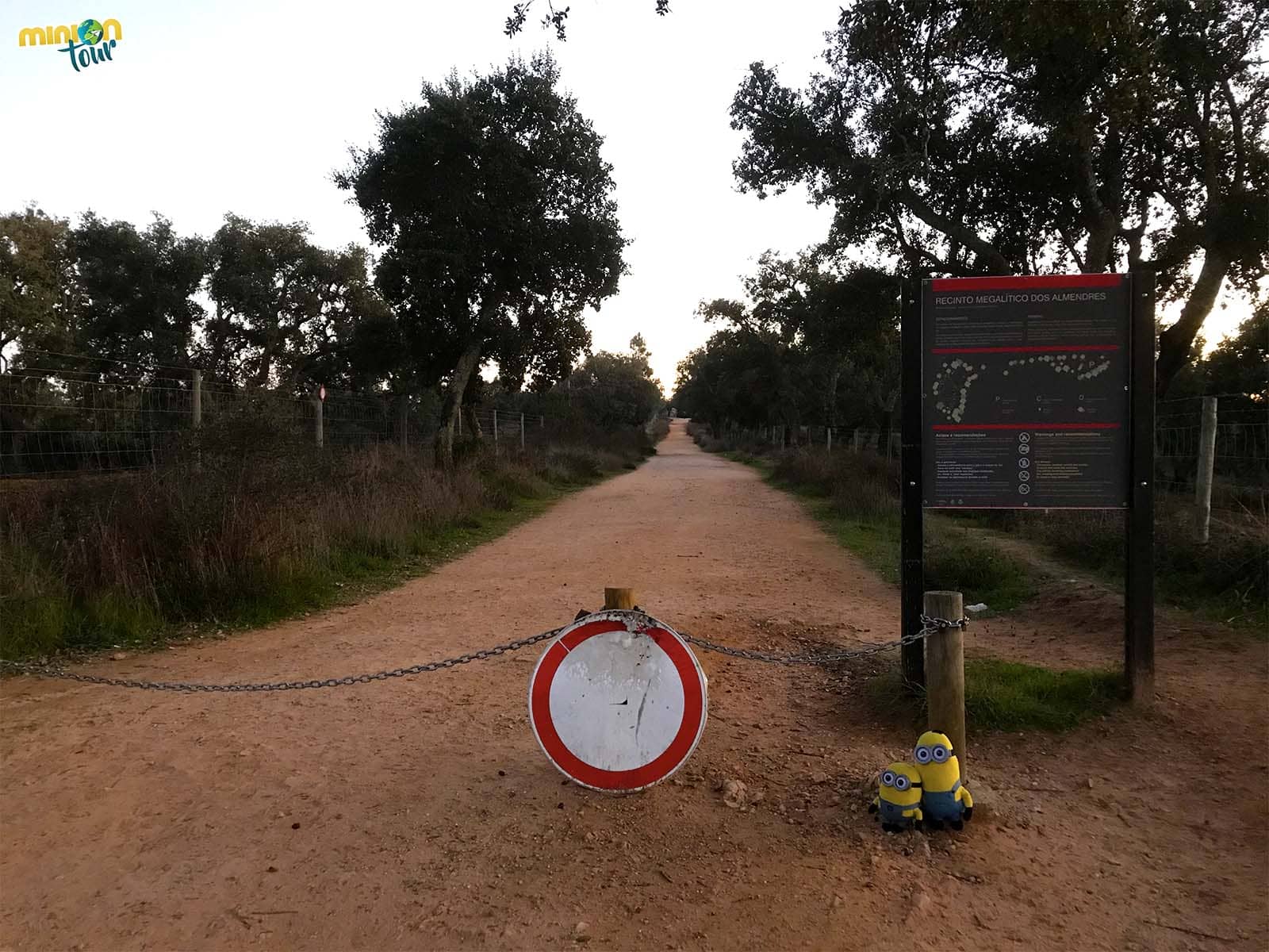 Camino hacia el Crómlech de los Almendros