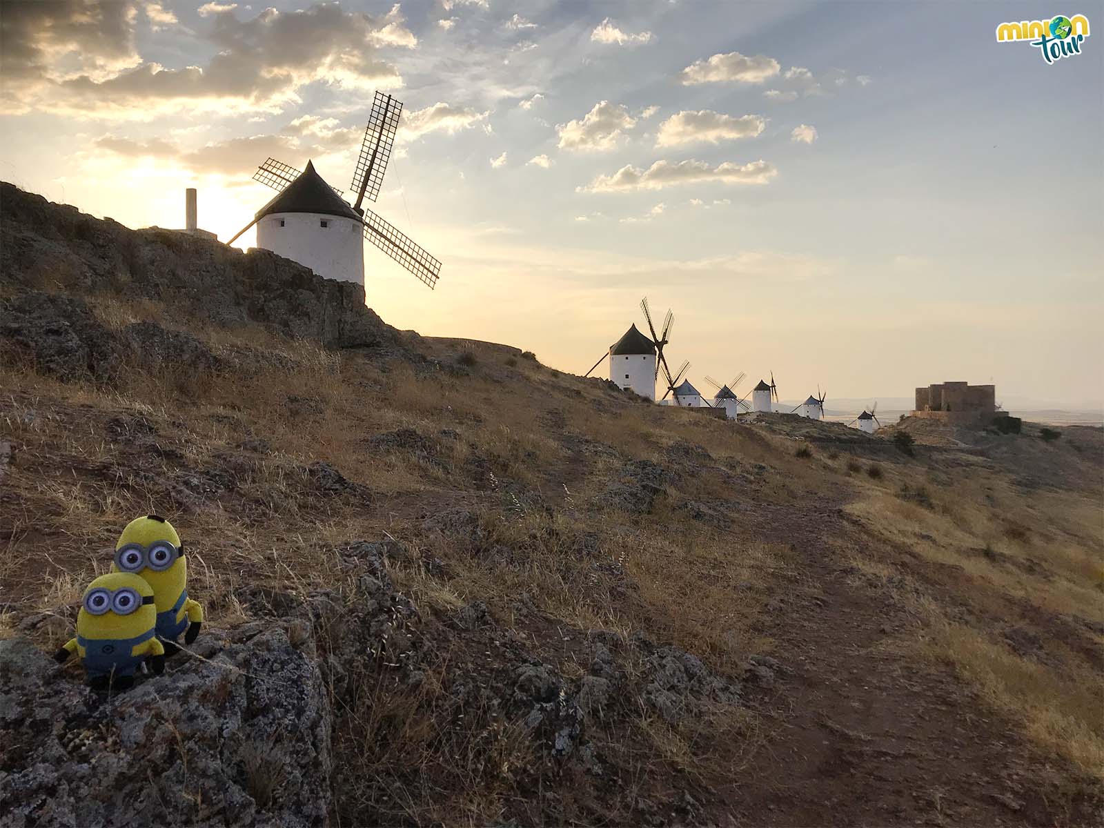 Los molinos de Consuegra y el castillo