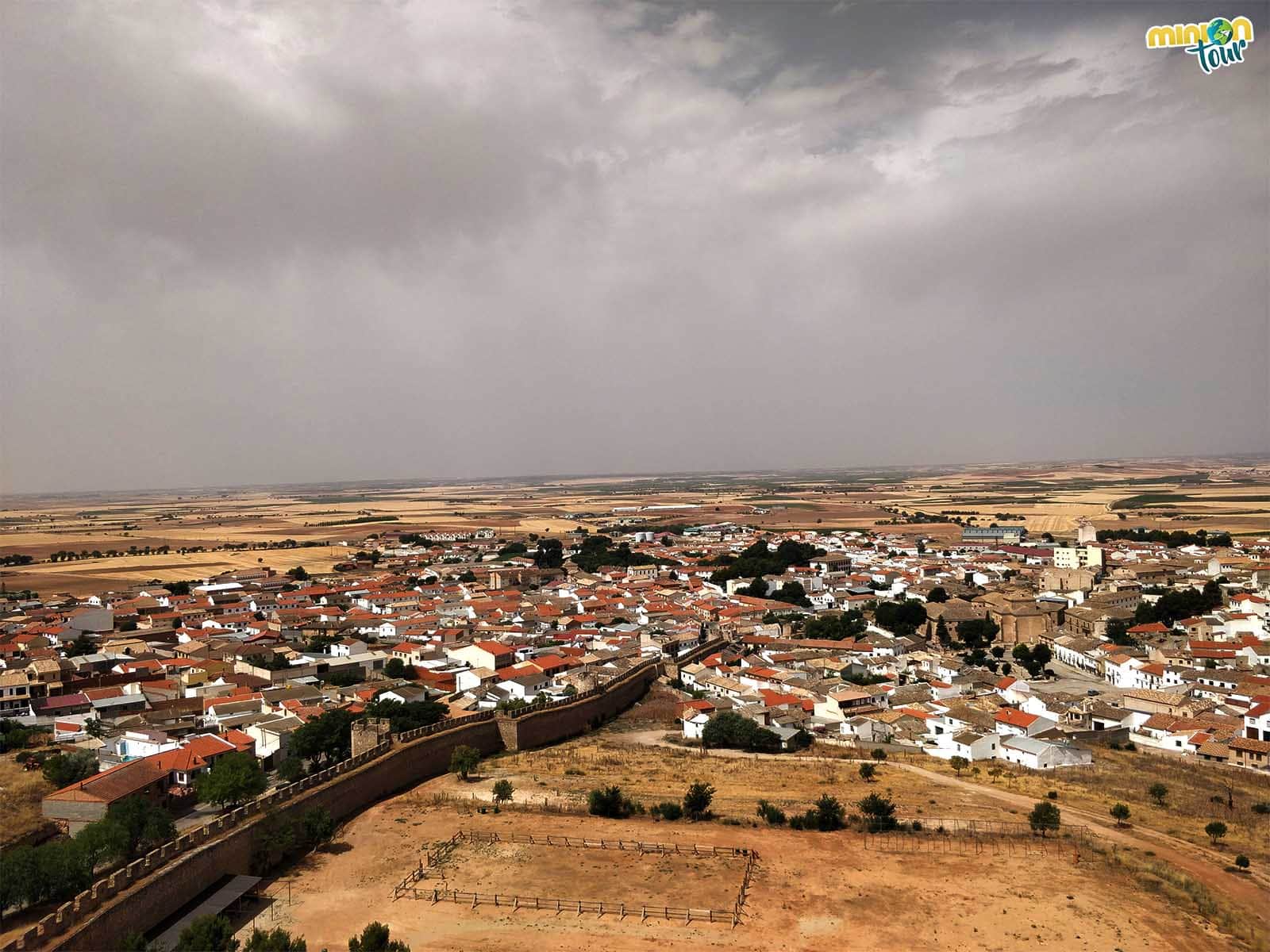 Vistas de Belmonte desde lo alto del castillo