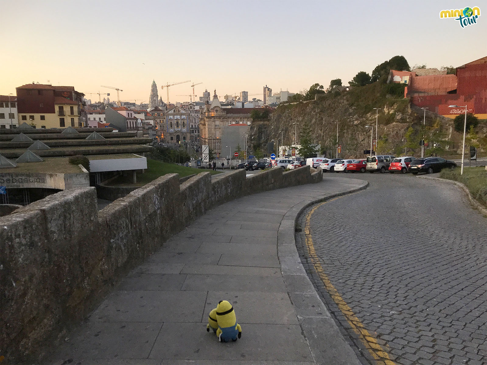 Vista de Oporto desde cerca de la catedral