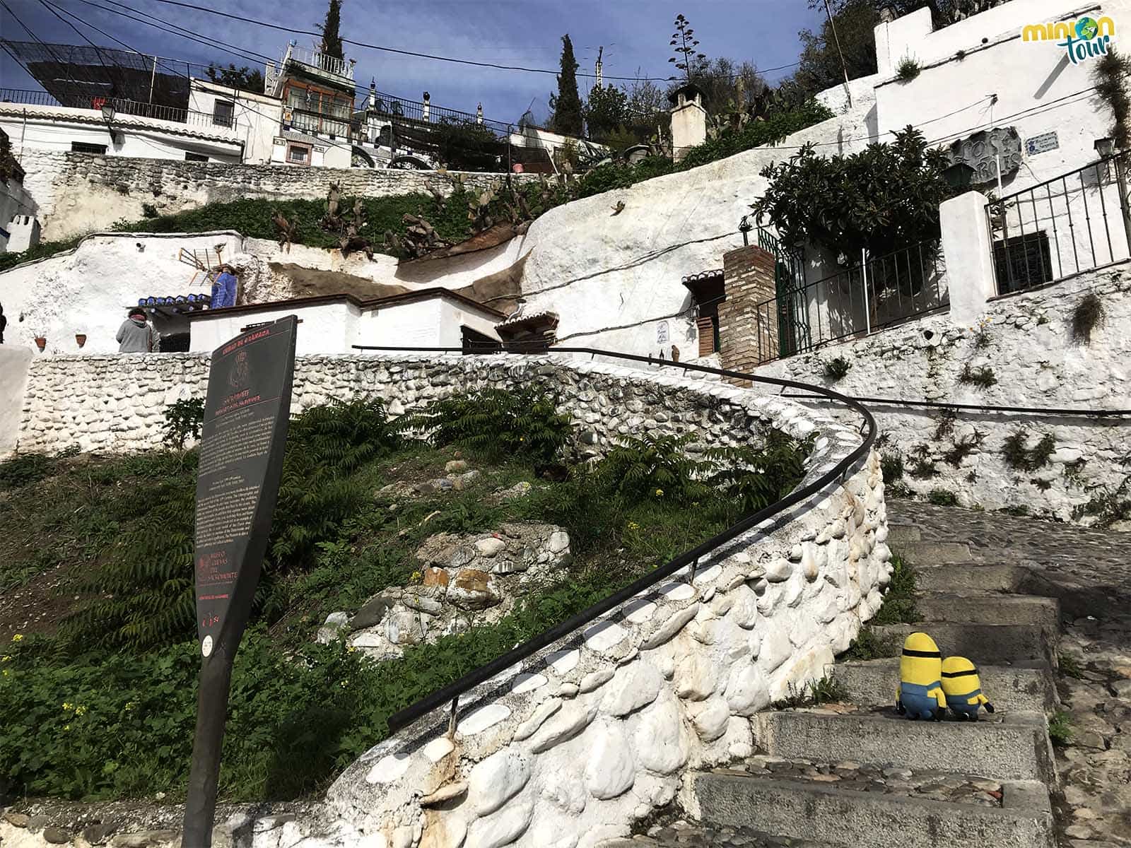 2 Minions en el Barrio del Sacromonte en Granada