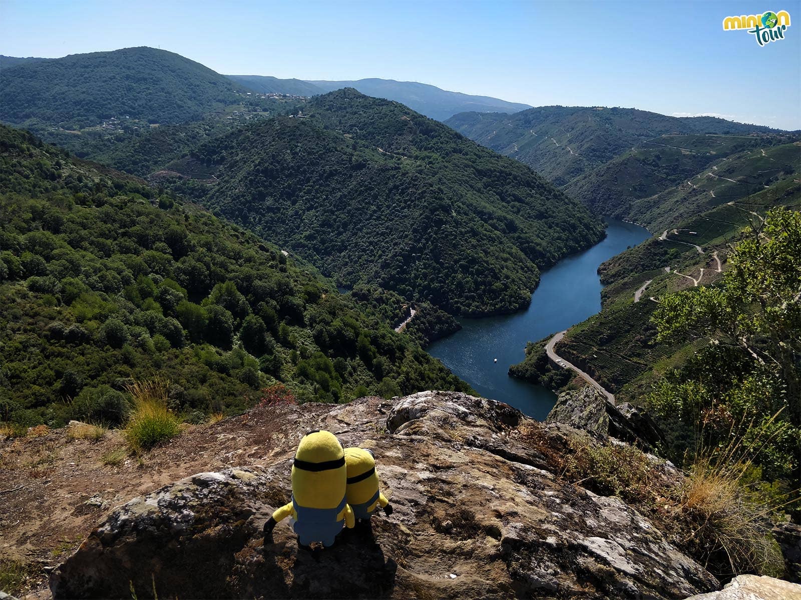 El Cañón del río Sil visto desde el Mirador de Matacás