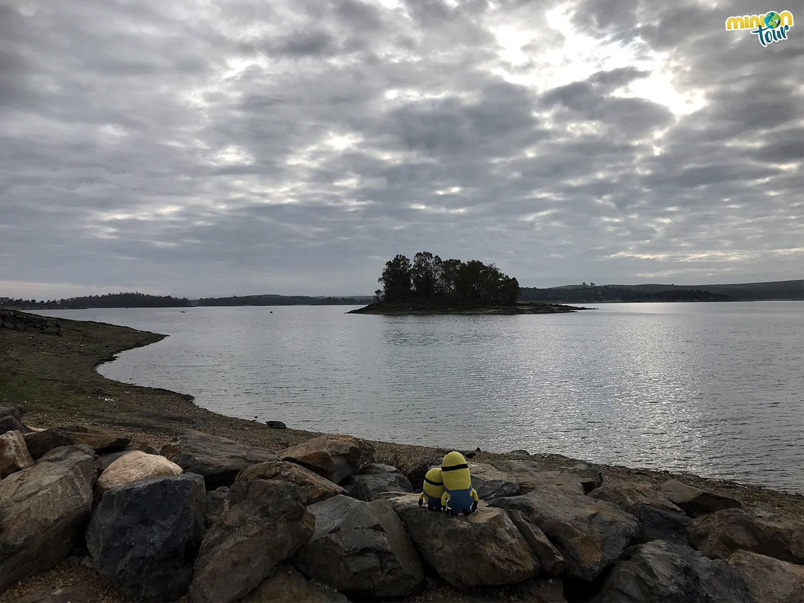 Una isla en el Embalse de Orellana