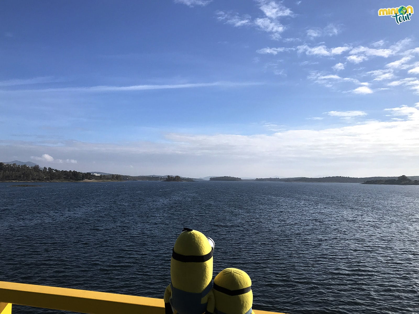 Vistas del Embalse de Orellana, uno de los grandes embalses de Extremadura