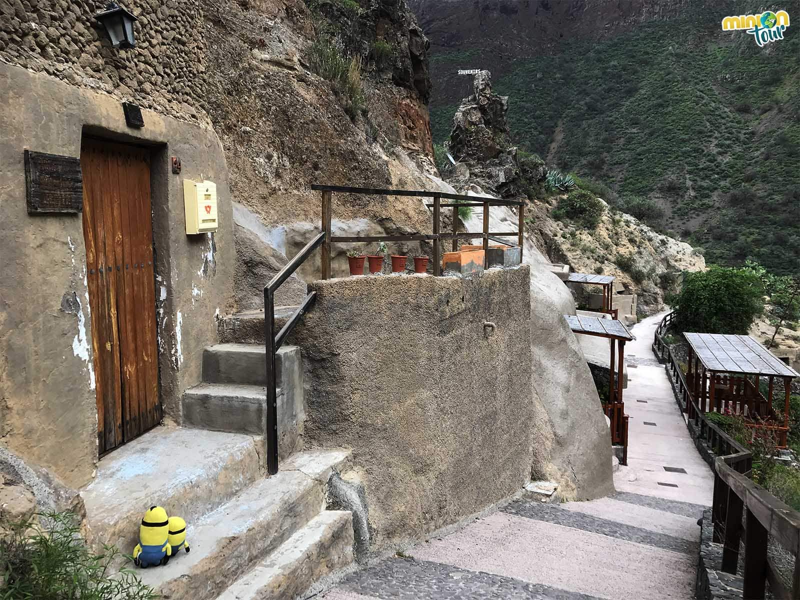 Casas cueva en el Barranco de Guayadeque