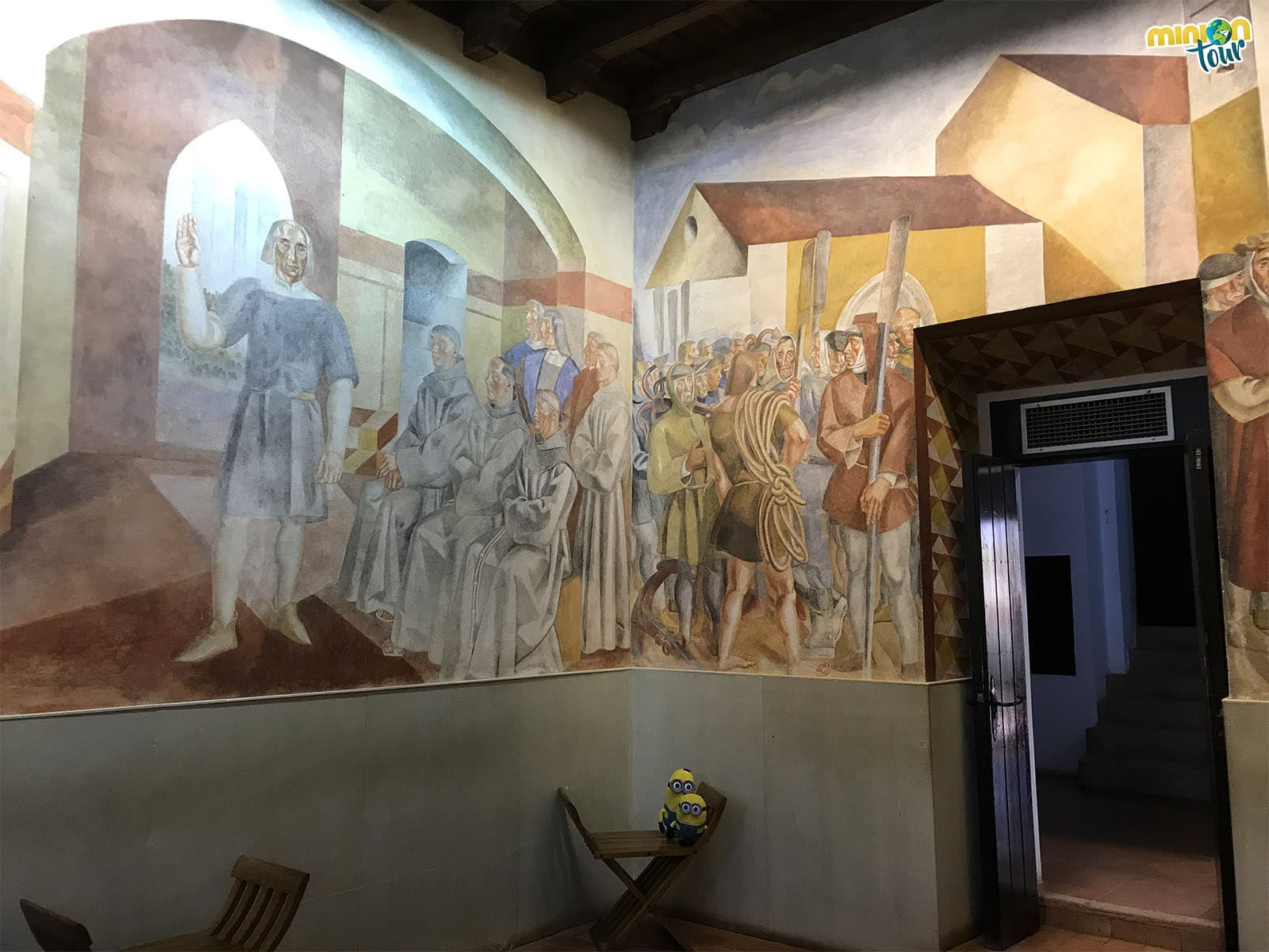 Las pinturas del Monasterio de La Rábida son una pasada