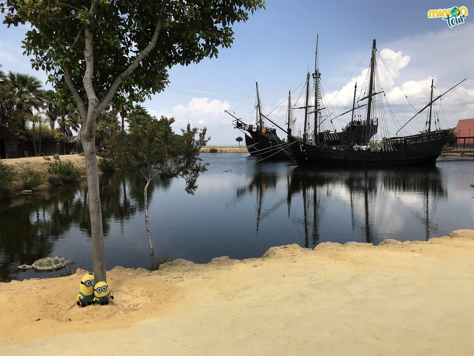 Una vista del Muelle de las Carabelas