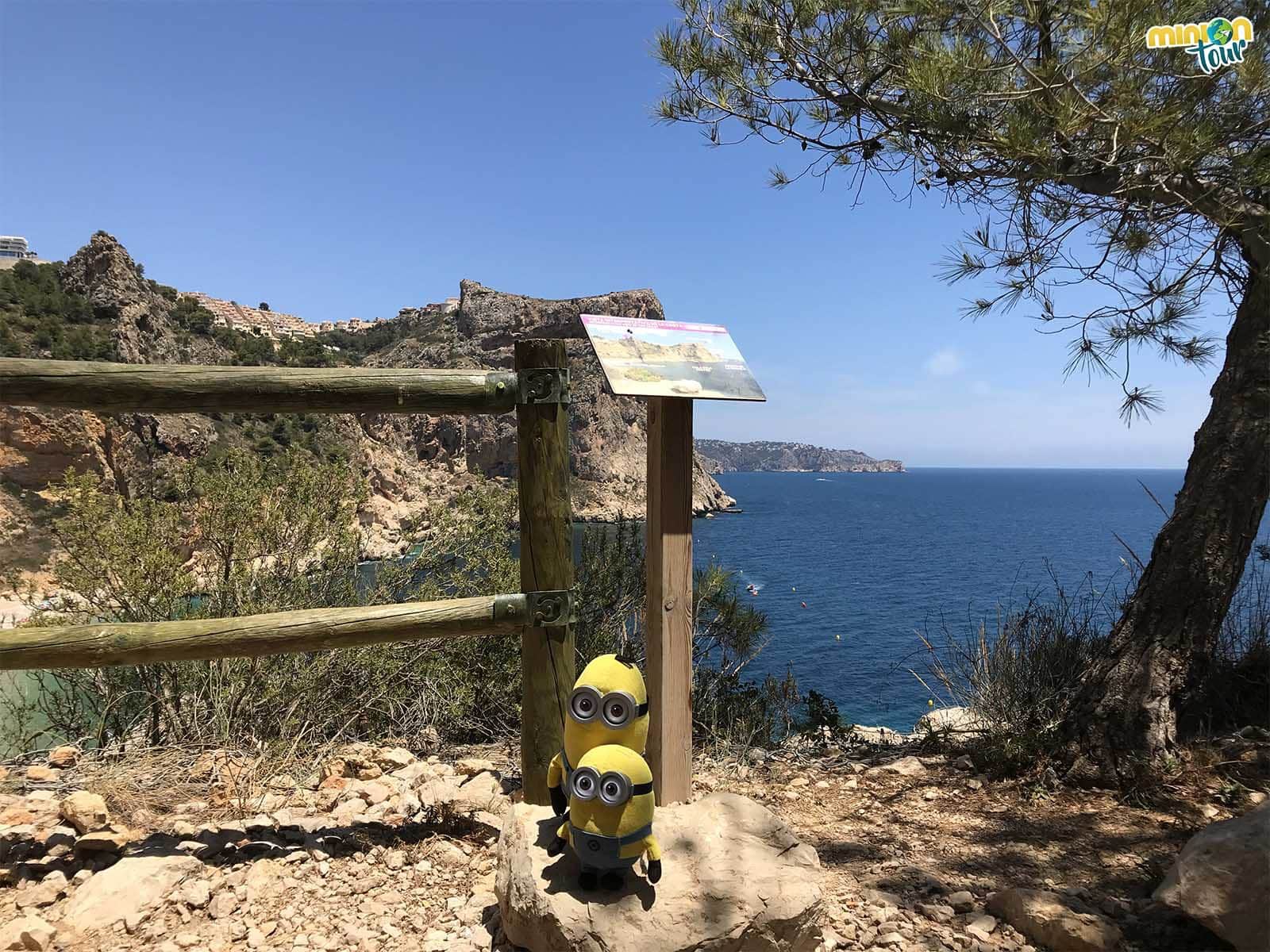 Vistas desde el camino a la falla