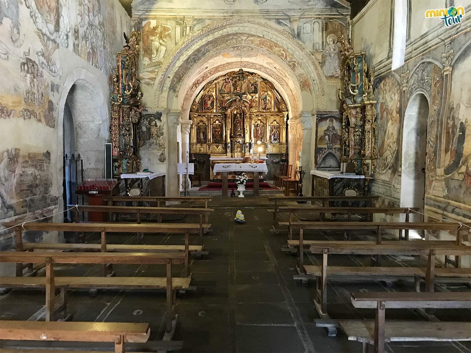 Alucinando con las pinturas murales de la Iglesia de Santa María de Nogueira