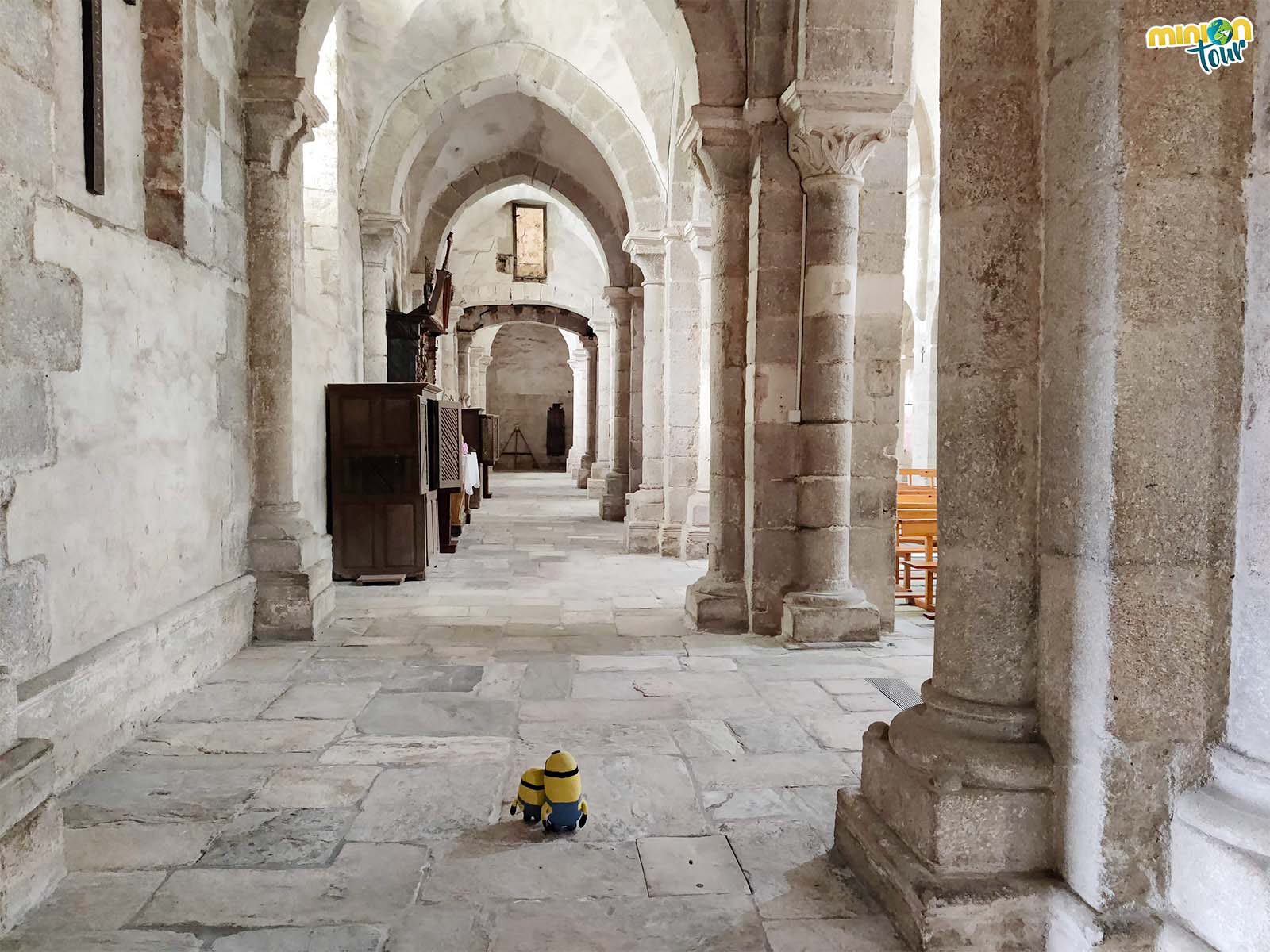 Minions en la iglesia del Monasterio cisterciense de Santa María de Meira