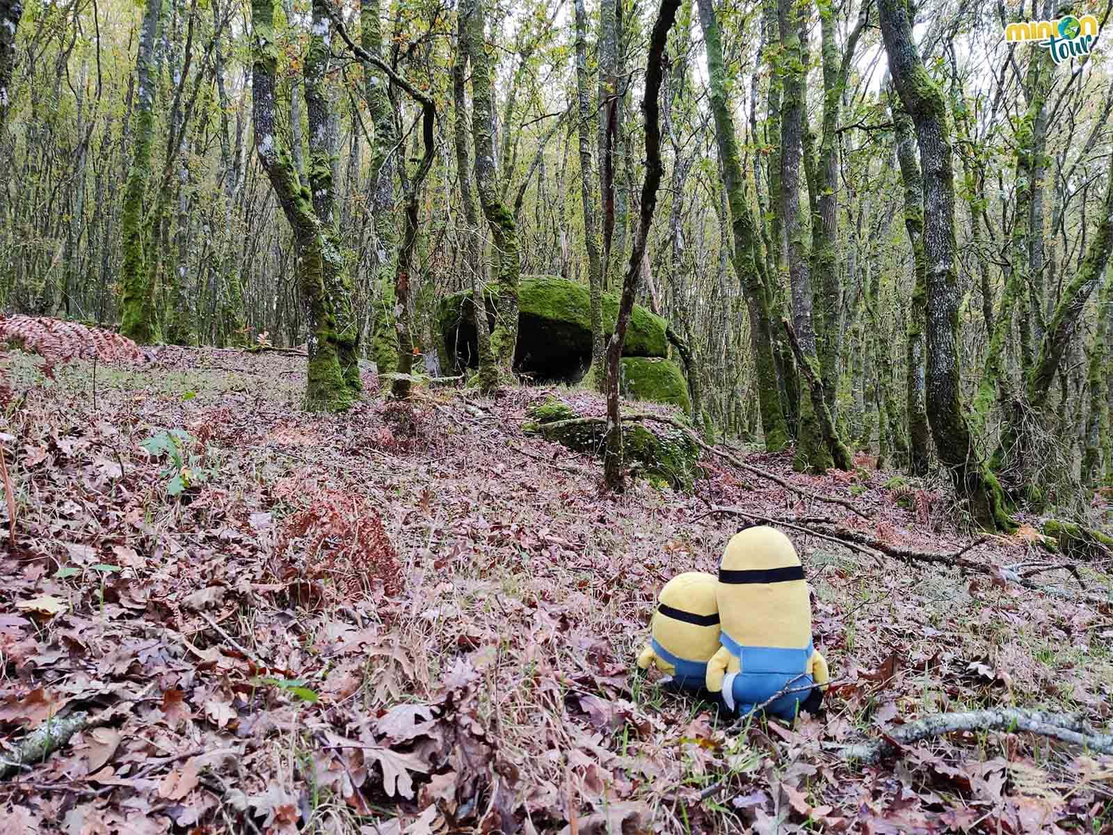 Nos estamos acercando sigilosamente al Dolmen de Leira Rapada en Vilatán