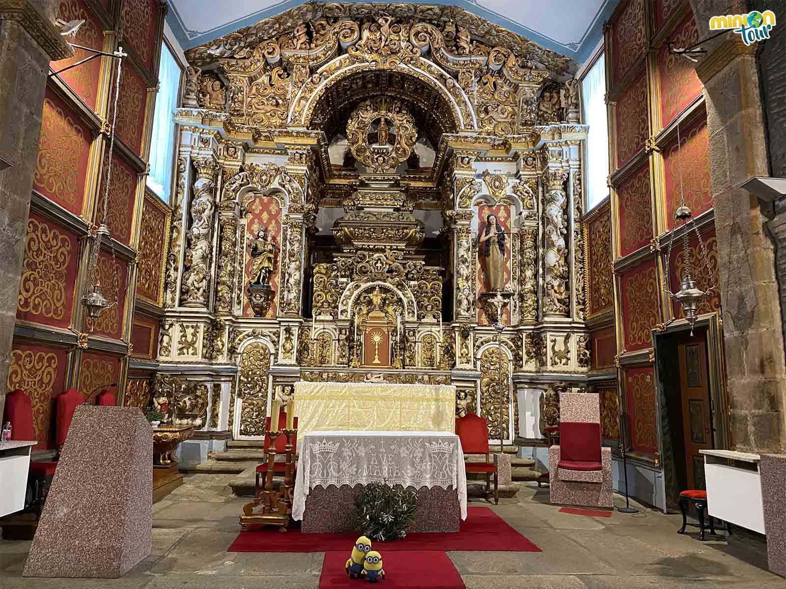 : Alucinando con el altar barroco de la Iglesia de Santa María de Bragança