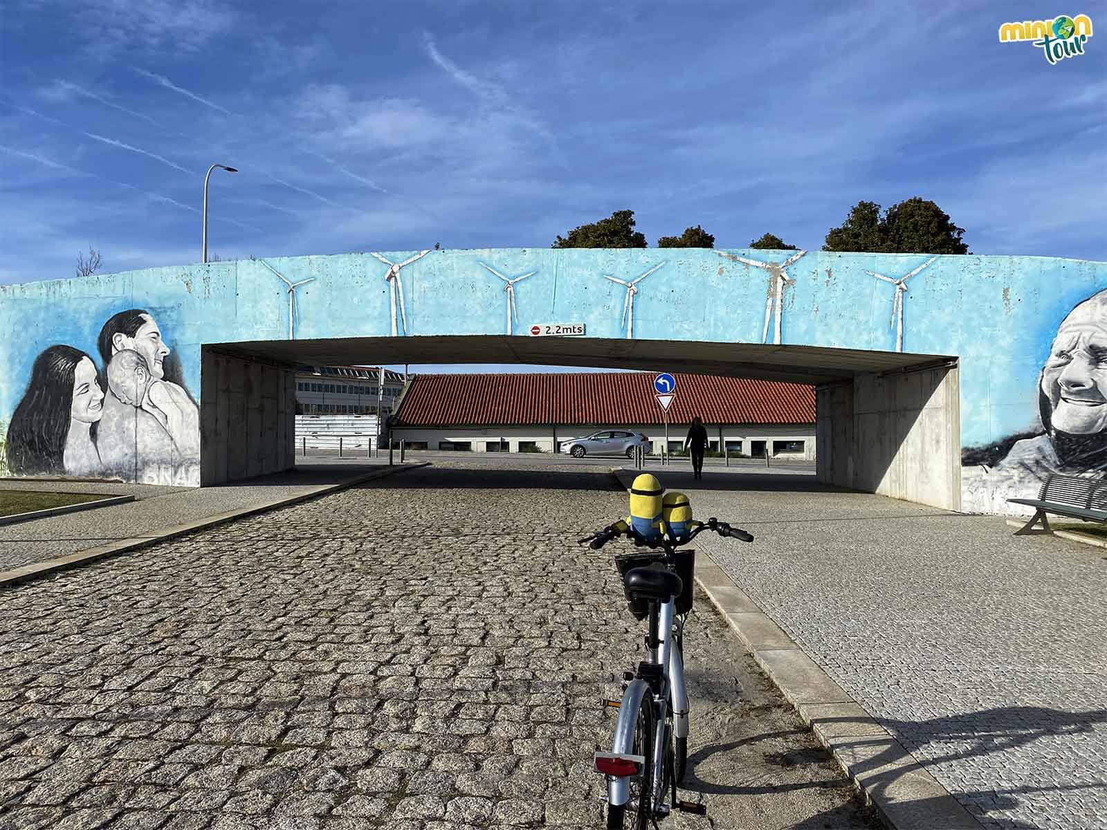 La ruta de arte urbano es un planazo que hacer en Bragança en un fin de semana
