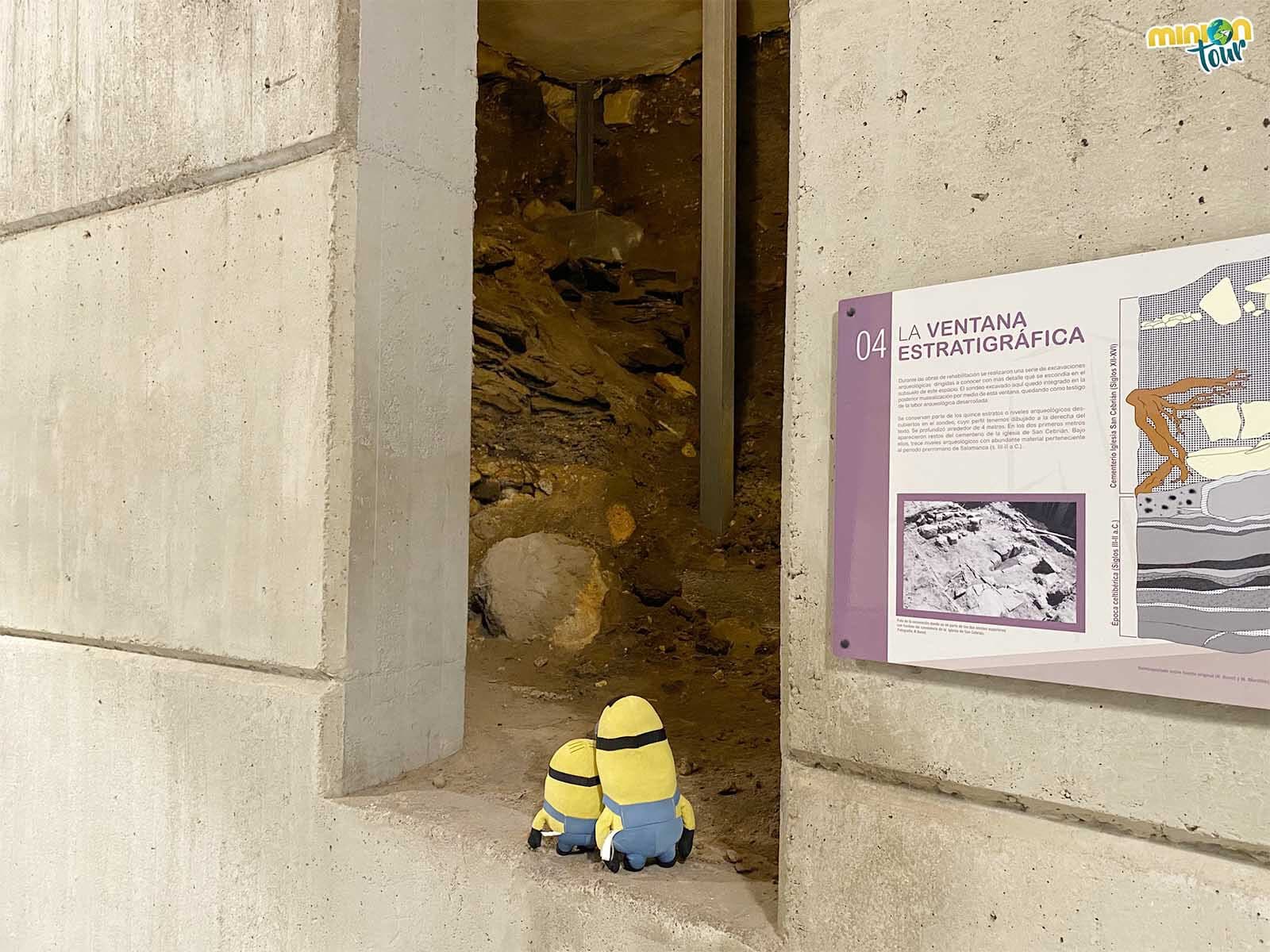 En la ruta arqueológica por Salamanca hemos descubierto una ventana estratigráfica