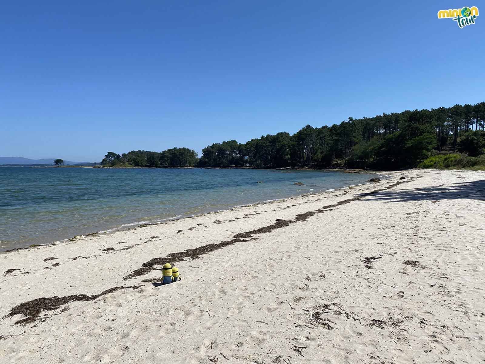 Esta es una de las mejores playas de A Illa da Toxa