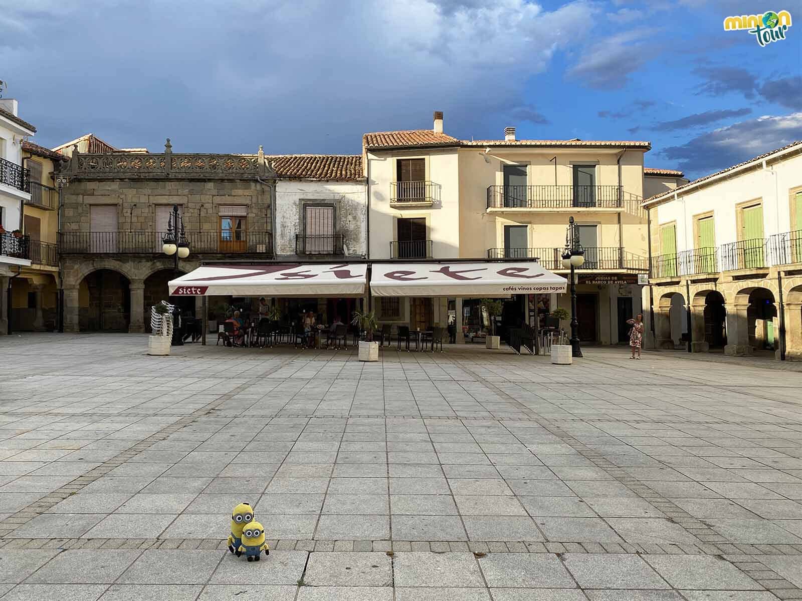 Ya hemos llegado a la Plaza Mayor de El Barco de Ávila