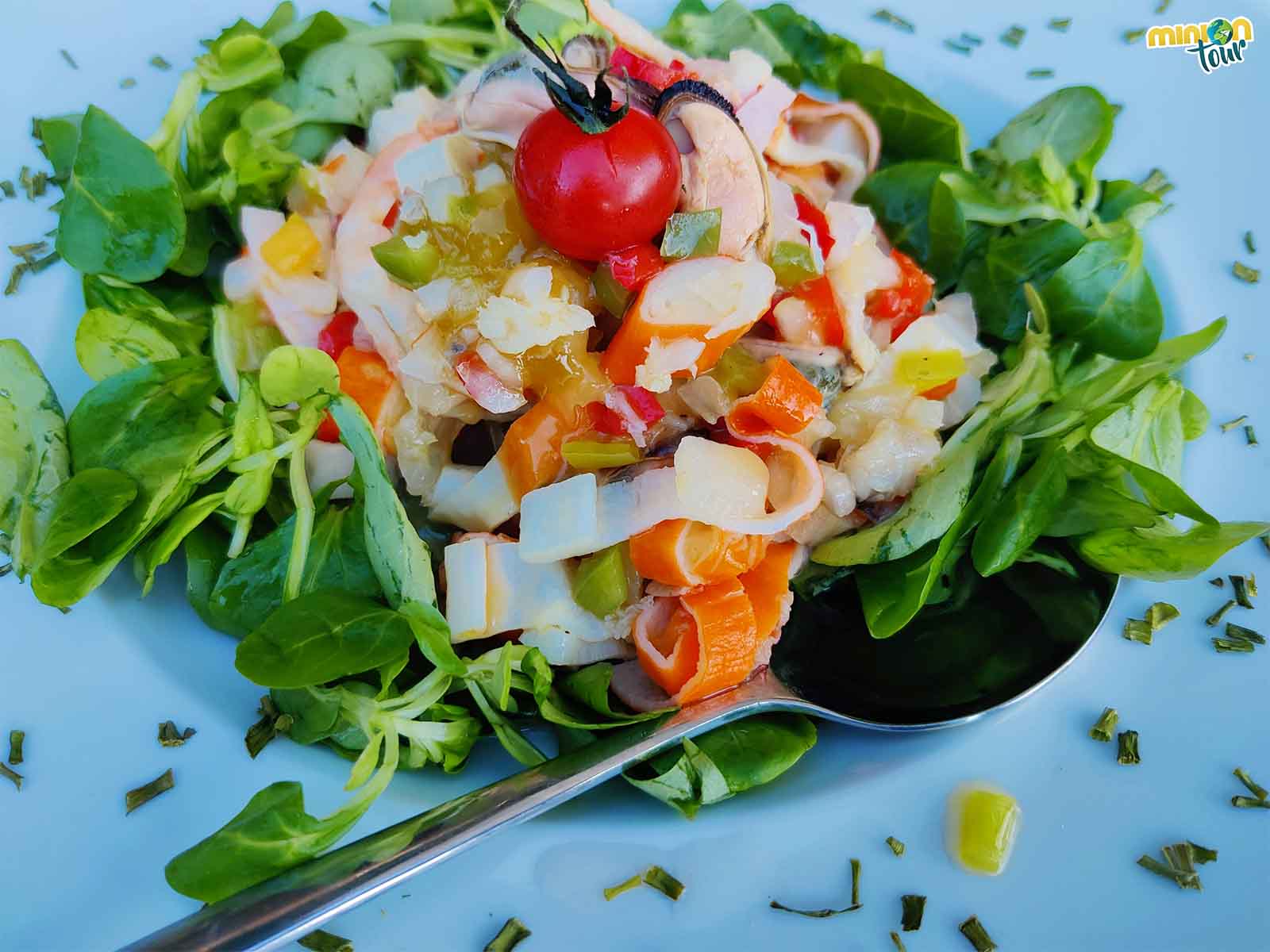 El restaurante del antiguo balneario es un sitio estupendo donde comer en Cortegada