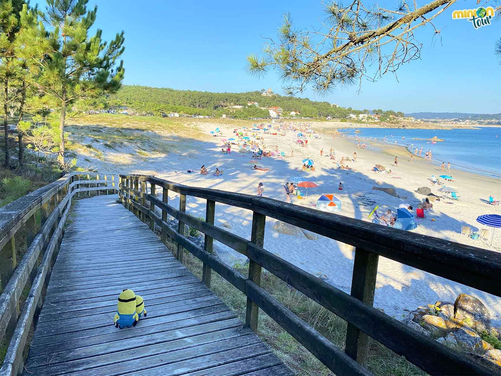 La Playa de Raeiros es una de las mejores playas de O Grove