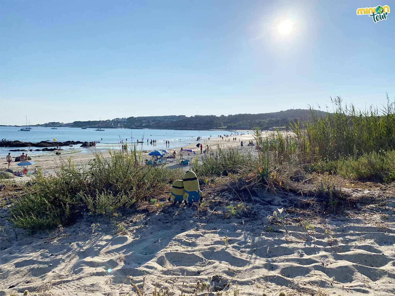 Estamos en la Playa de Area da Cruz, una de las mejores playas de O Grove