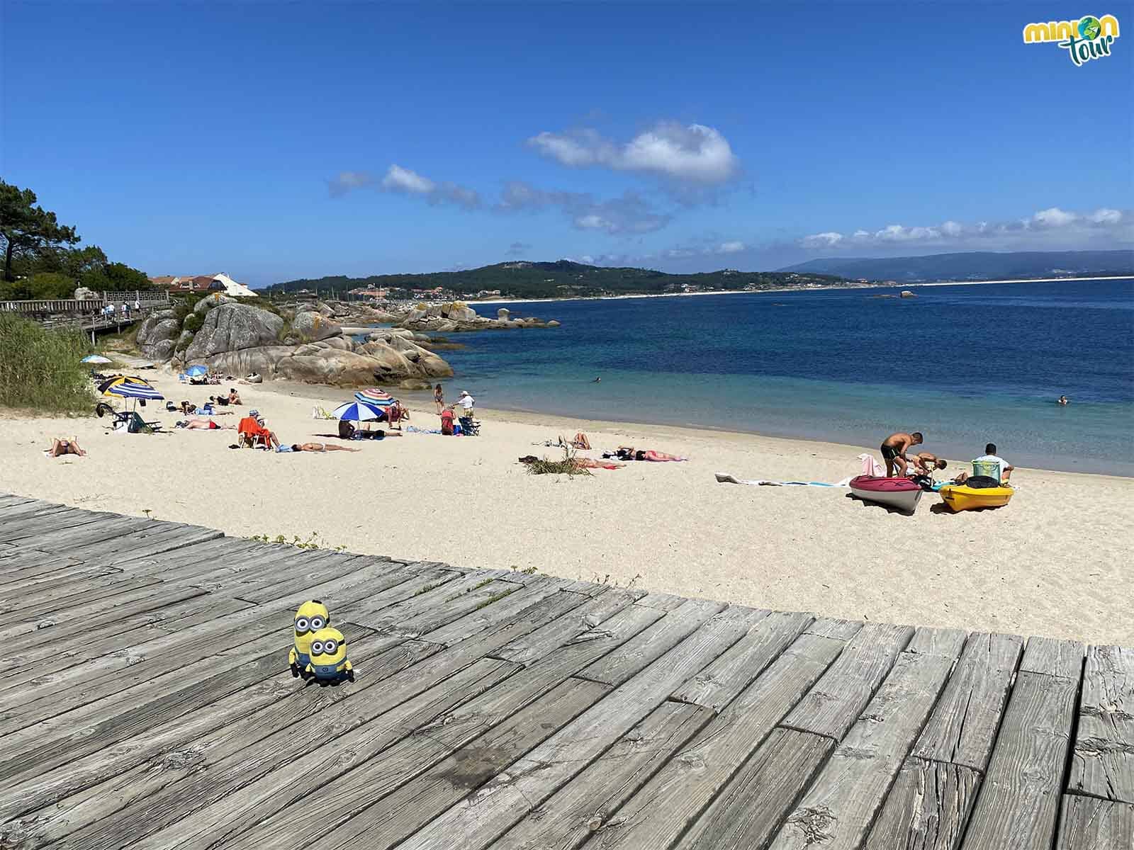 La Playa de Farrruco es chiqui y tranquilita