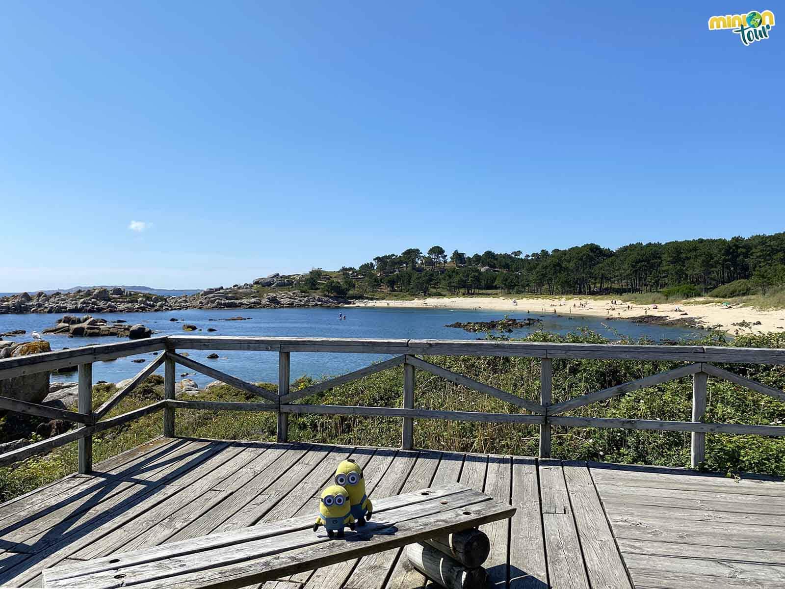 La Playa de Canelas es una de las mejores playas de O Grove