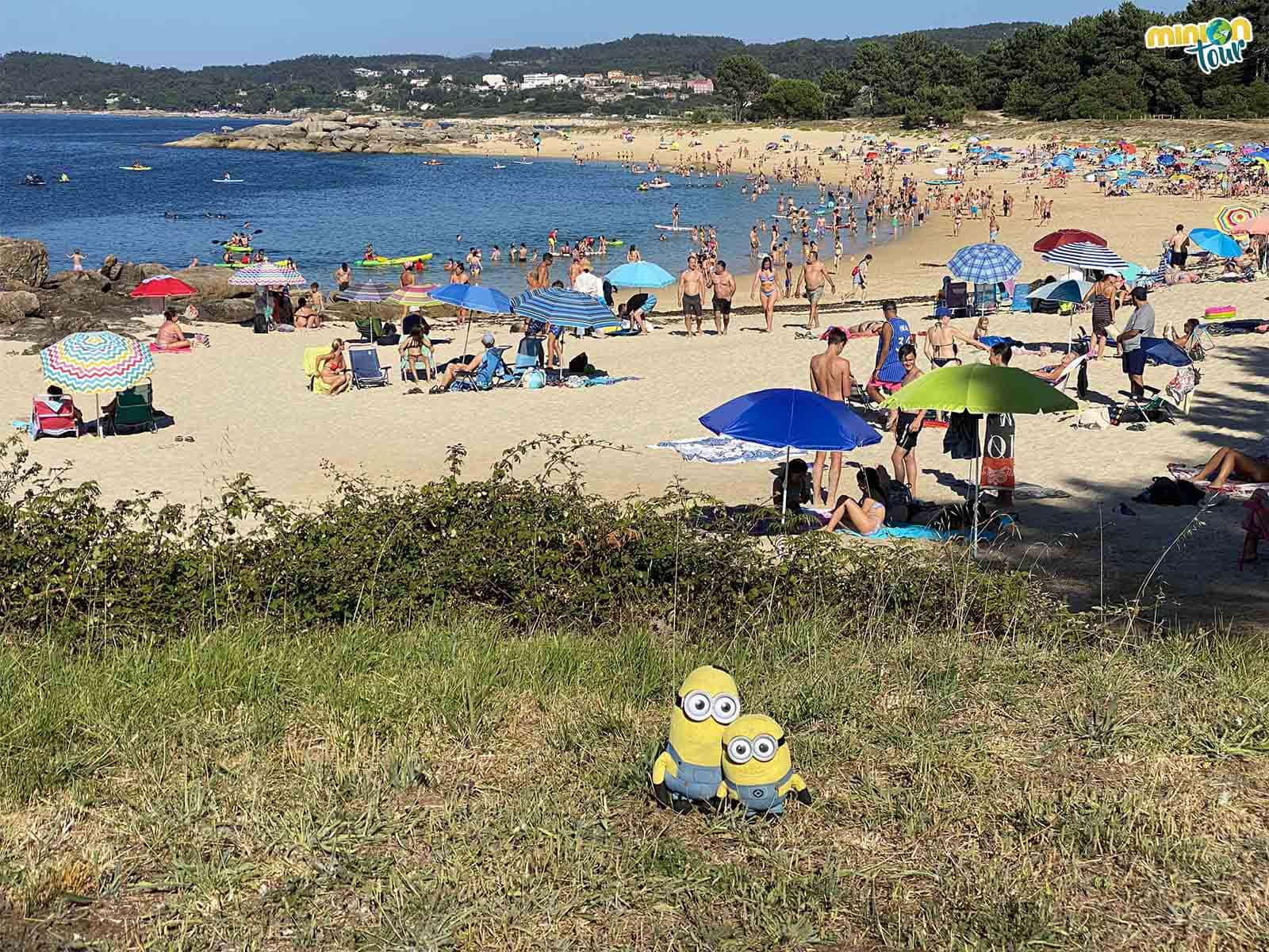 Ahora estamos cotilleando las playas del norte de O Grove