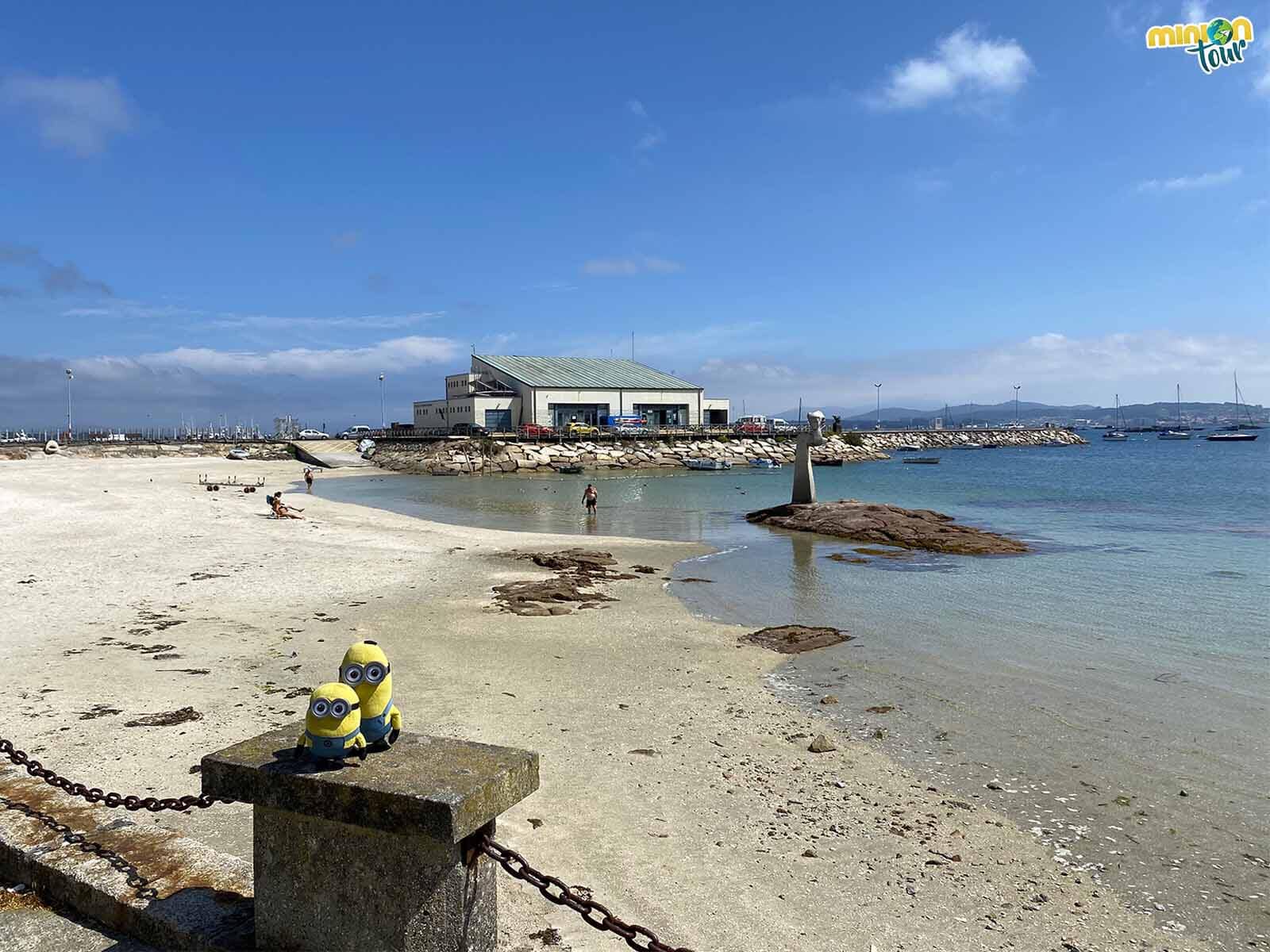 La Playa de Confín es la única que está en el pueblo