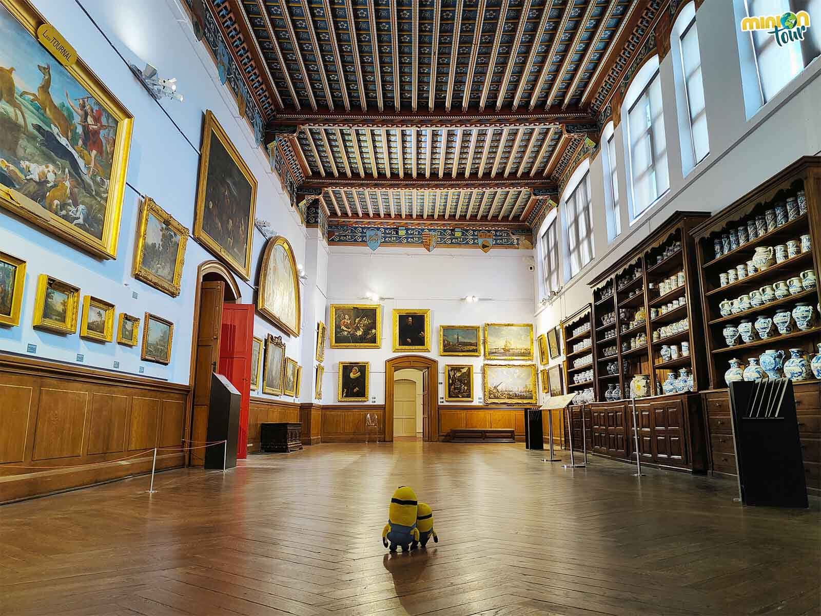 Estamos visitando el Museo de Bellas Artes de Narbona en el Palacio de los Arzobispos