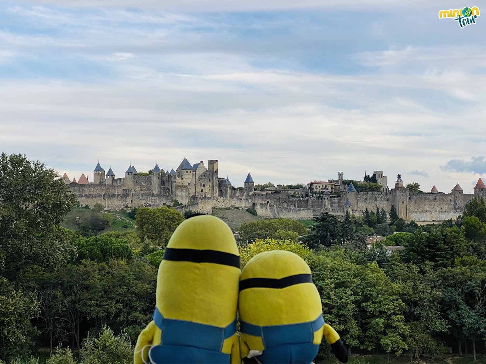 Flipa con las vistas de Carcassonne