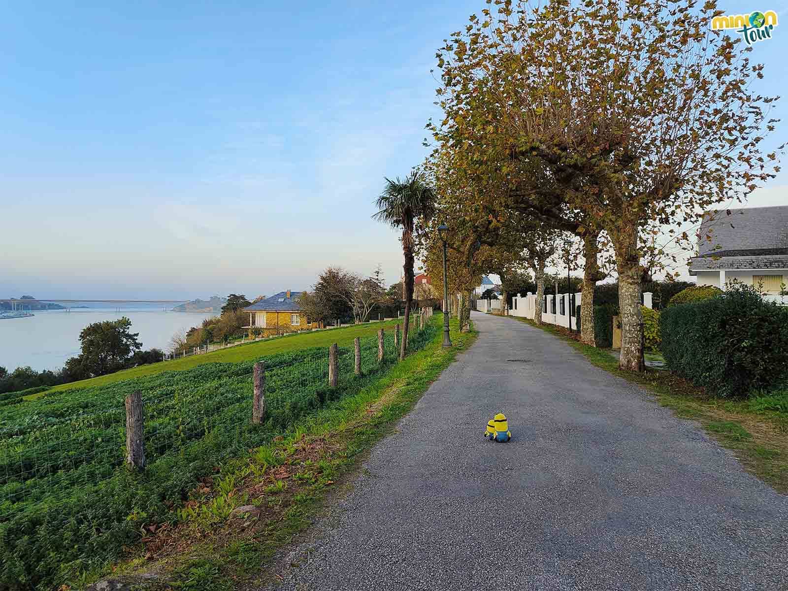 Cerca del cementerio hay una de las mejores vistas de la ría del Eo