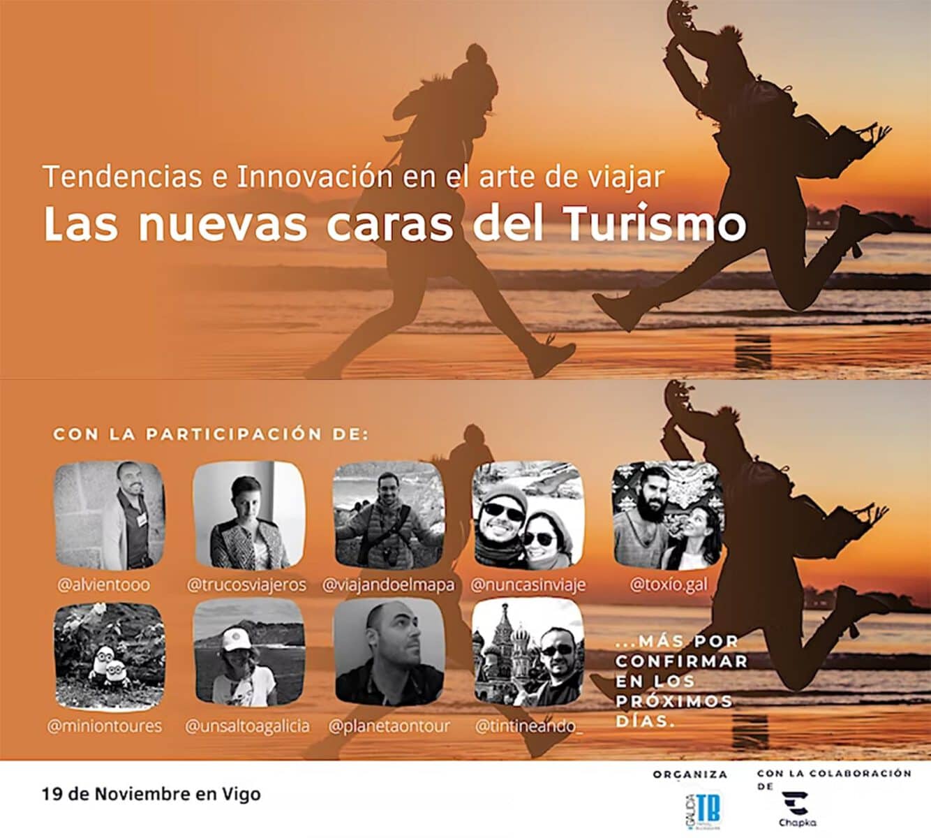 Somos ponentes en las Jornadas de GaliciaTB "Las nuevas caras del turismo"
