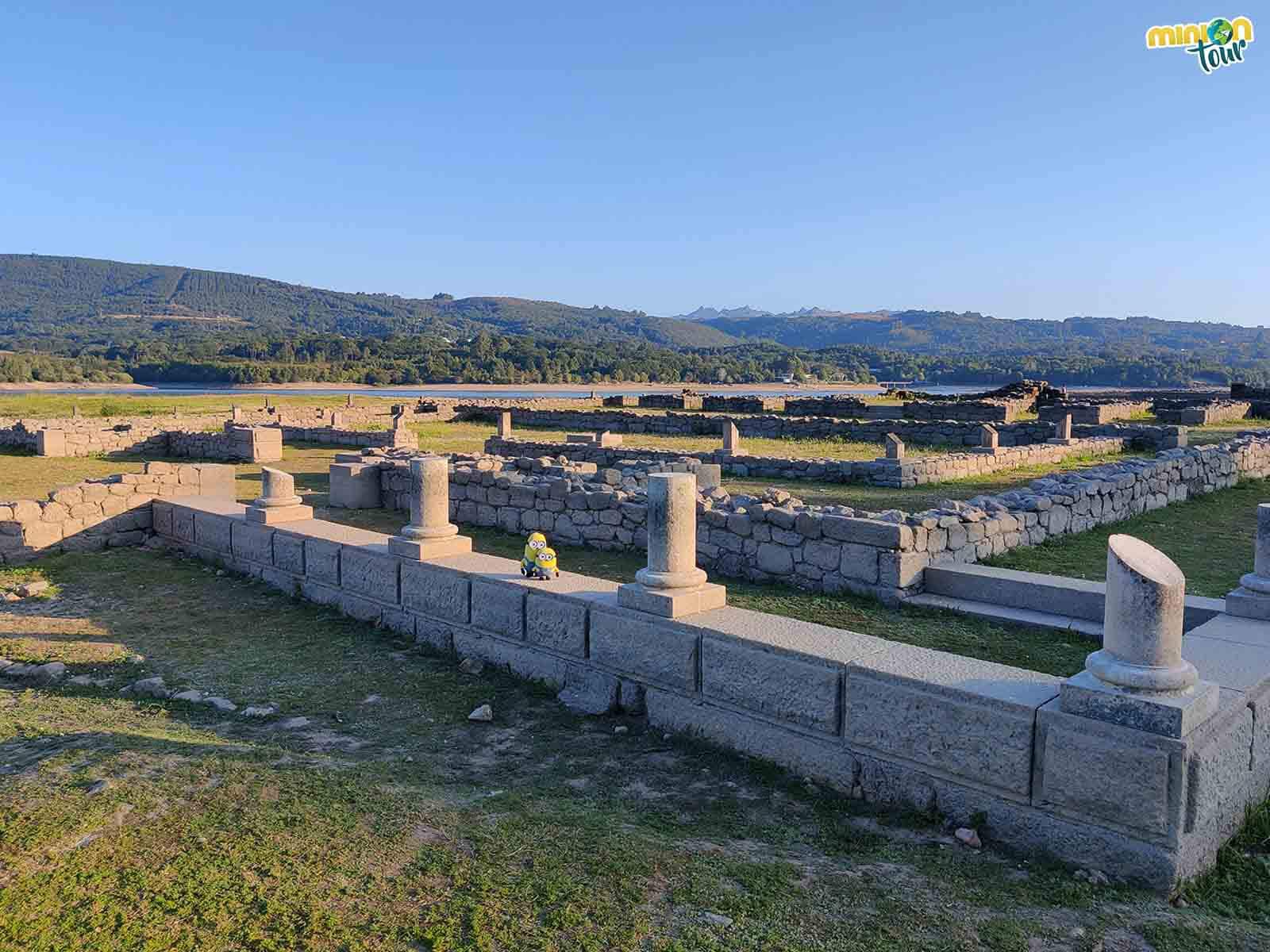 El campamento romano que emerge de las aguas en verano