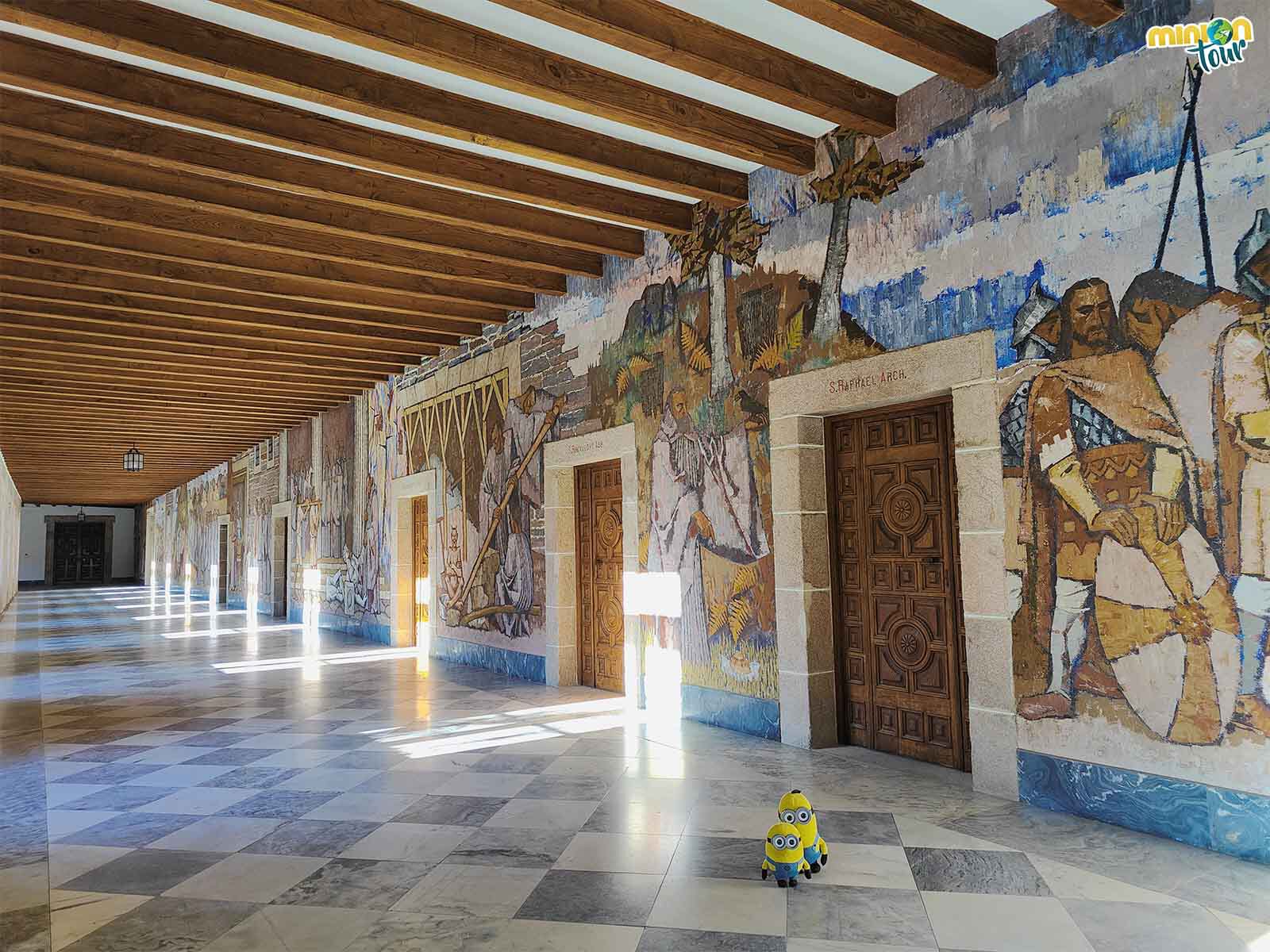 Las pinturas murales del Monasterio de Samos son una pasada