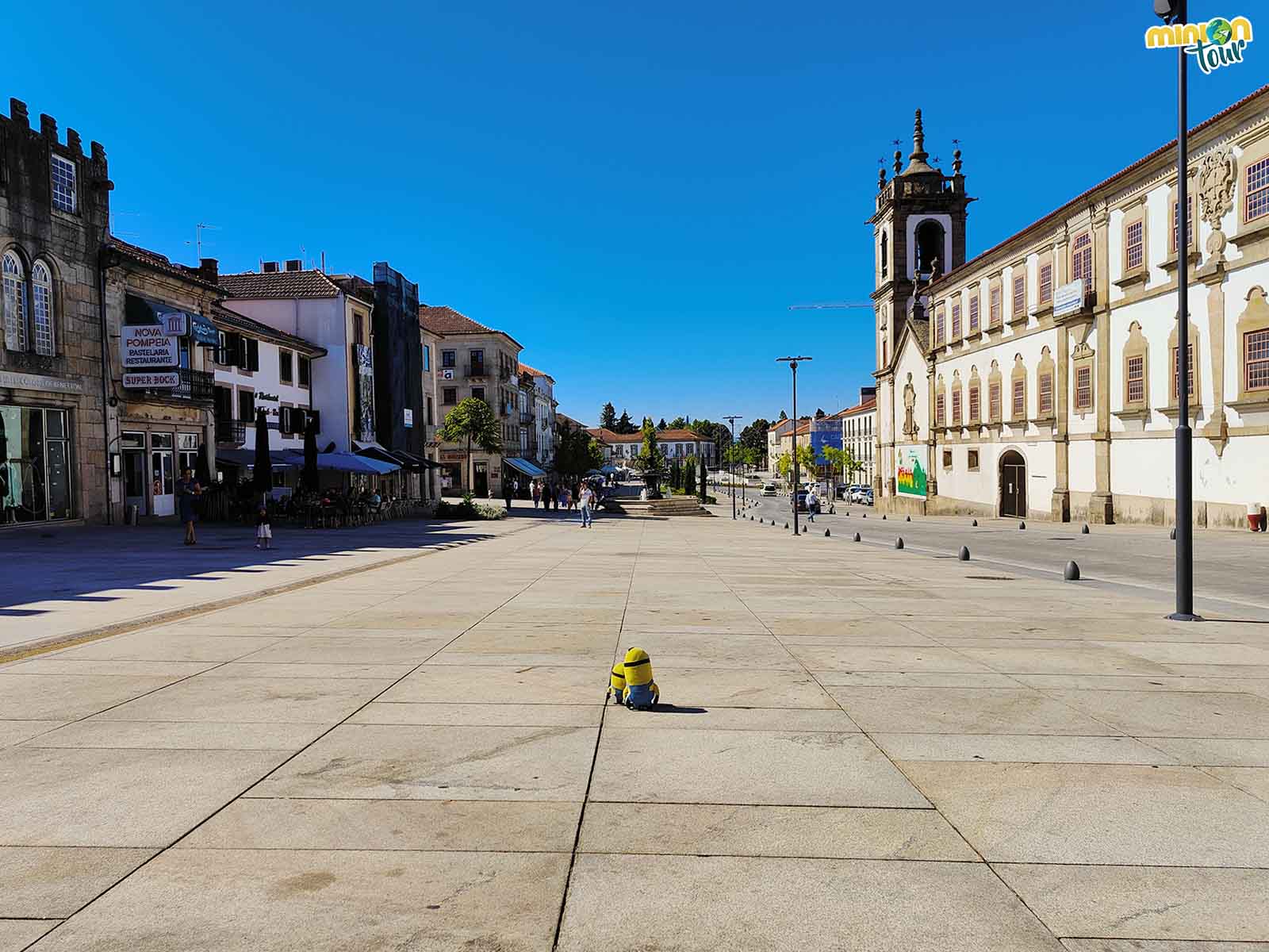 Centro histórico de Vila Real en Portugal