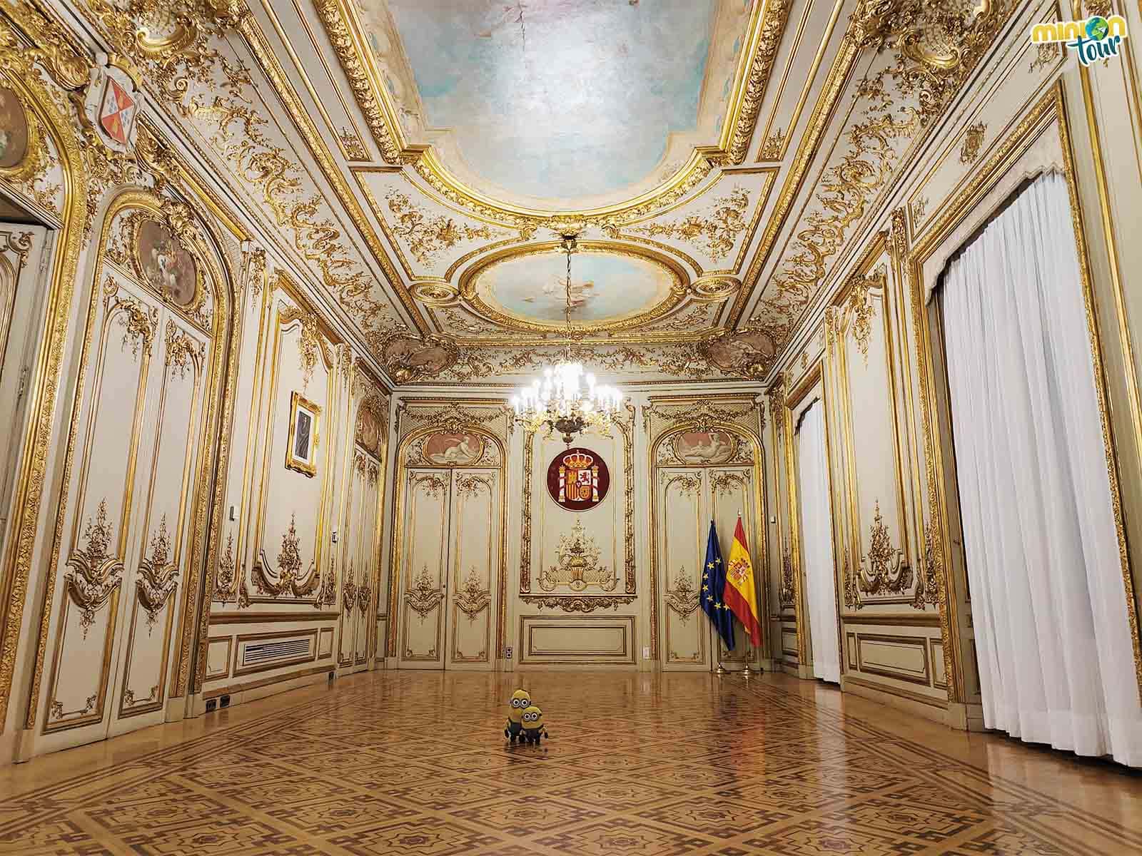 Este es el salón principal del Palacio de Parcent