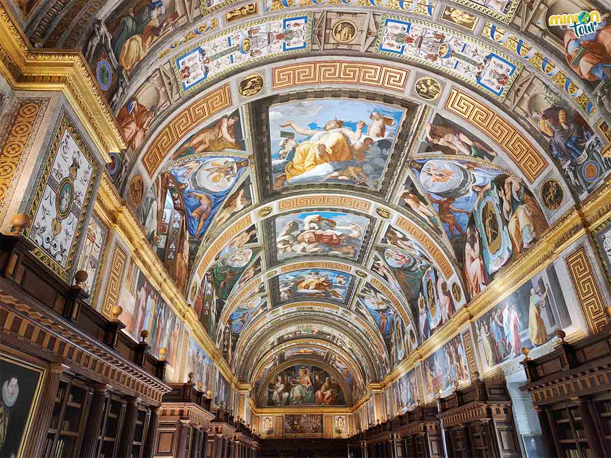 Los frescos de la Biblioteca de El Escorial son una pasada