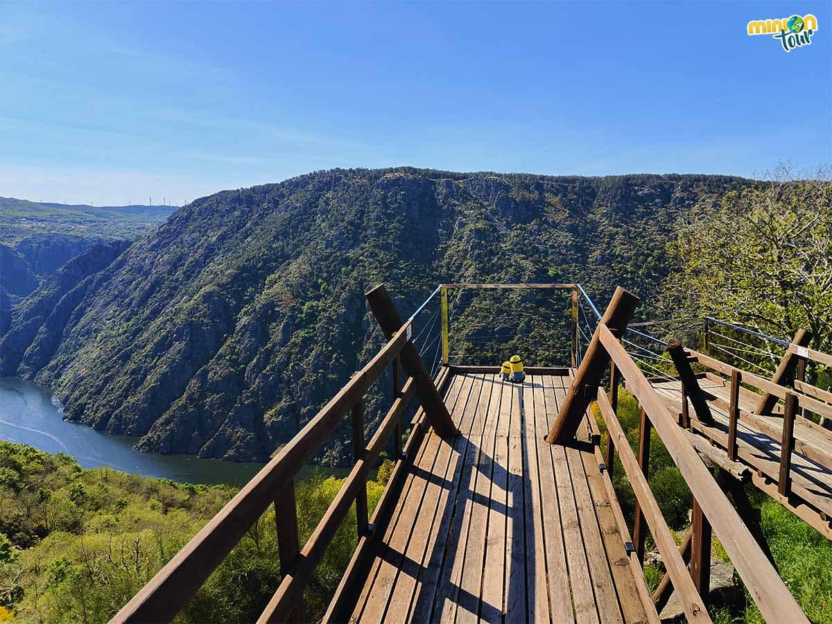 Estamos flipando con los Cañones del Sil desde el Mirador de As Xariñas de Castro