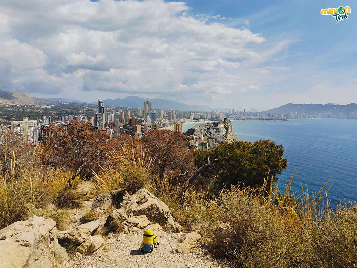Desde aquí arriba se ve Benidorm