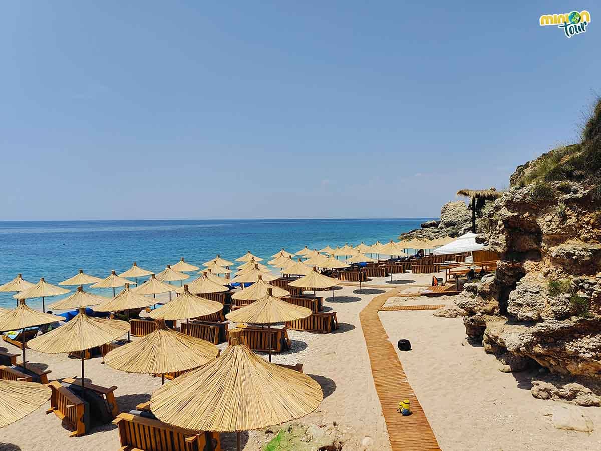 Esta playa es una de las más chulas de Albania