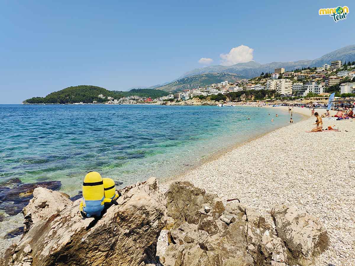 Esta es otra de las playas que más nos gustaron de Albania