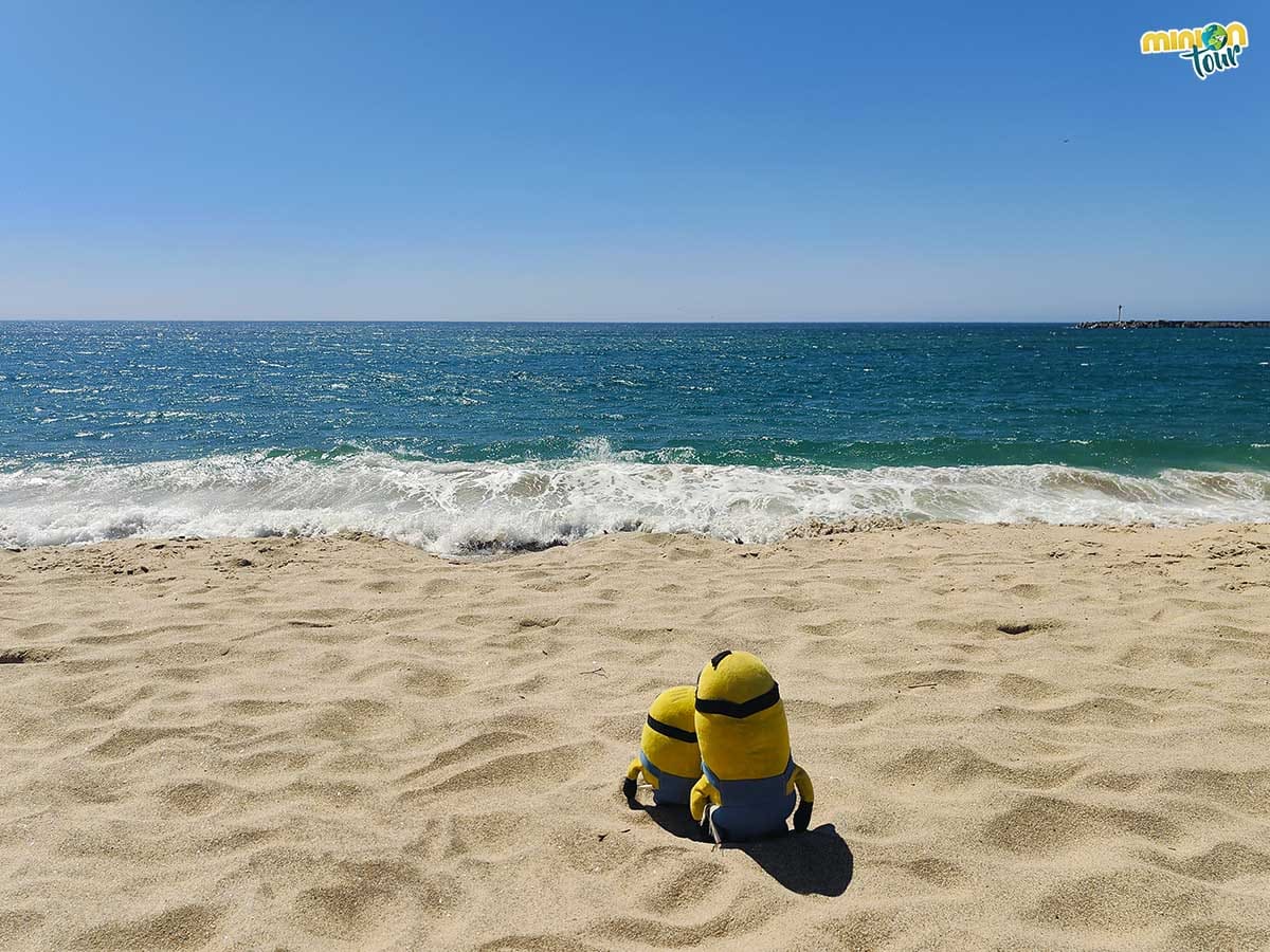 Minions en la playa de Vila Praia de Âncora