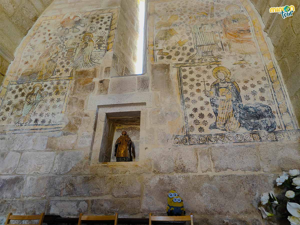 Estas son las pinturas centrales de Santo Estevo de Atán