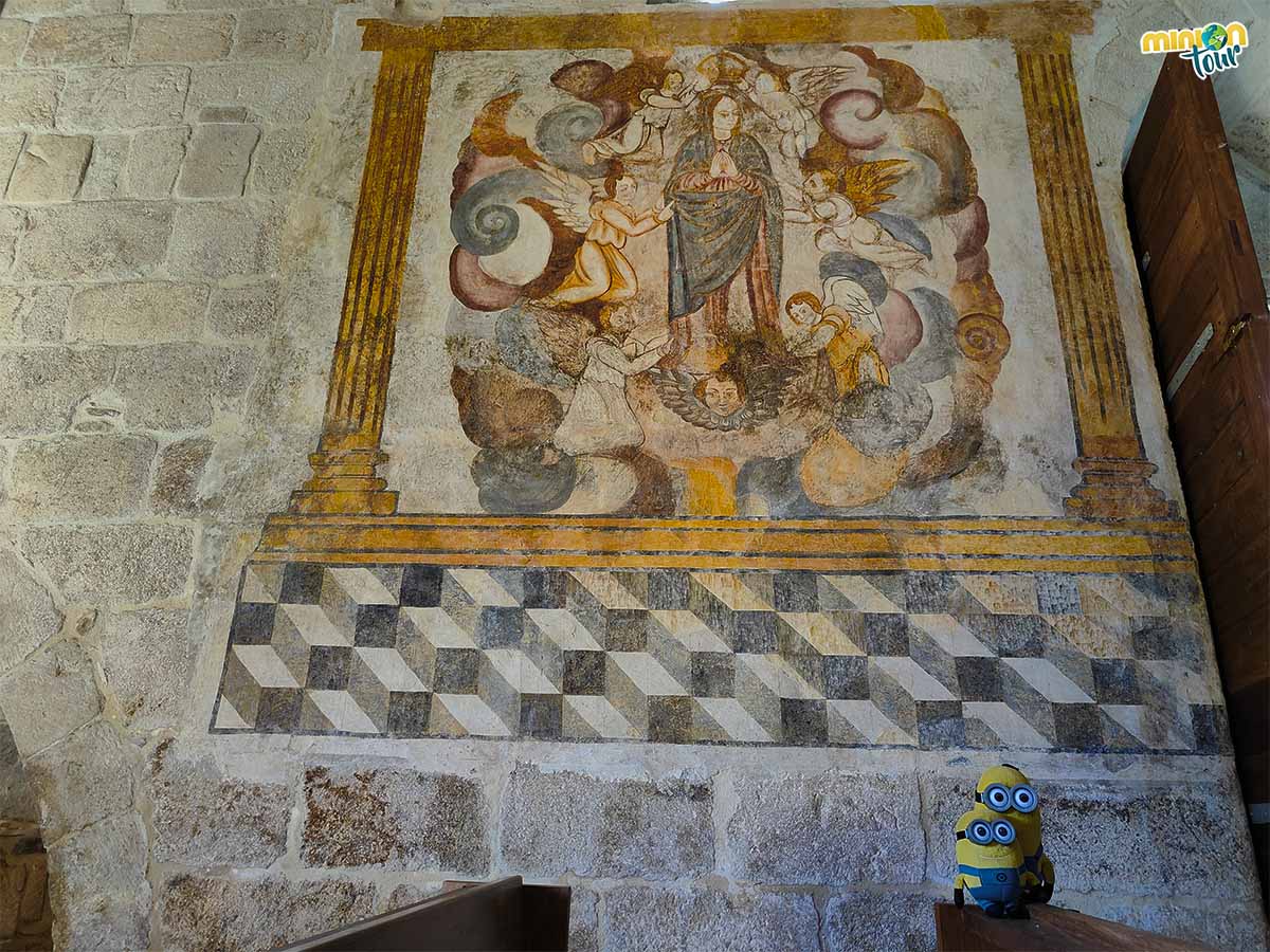 Alucina con las pinturas murales de Santo Estevo de Atán